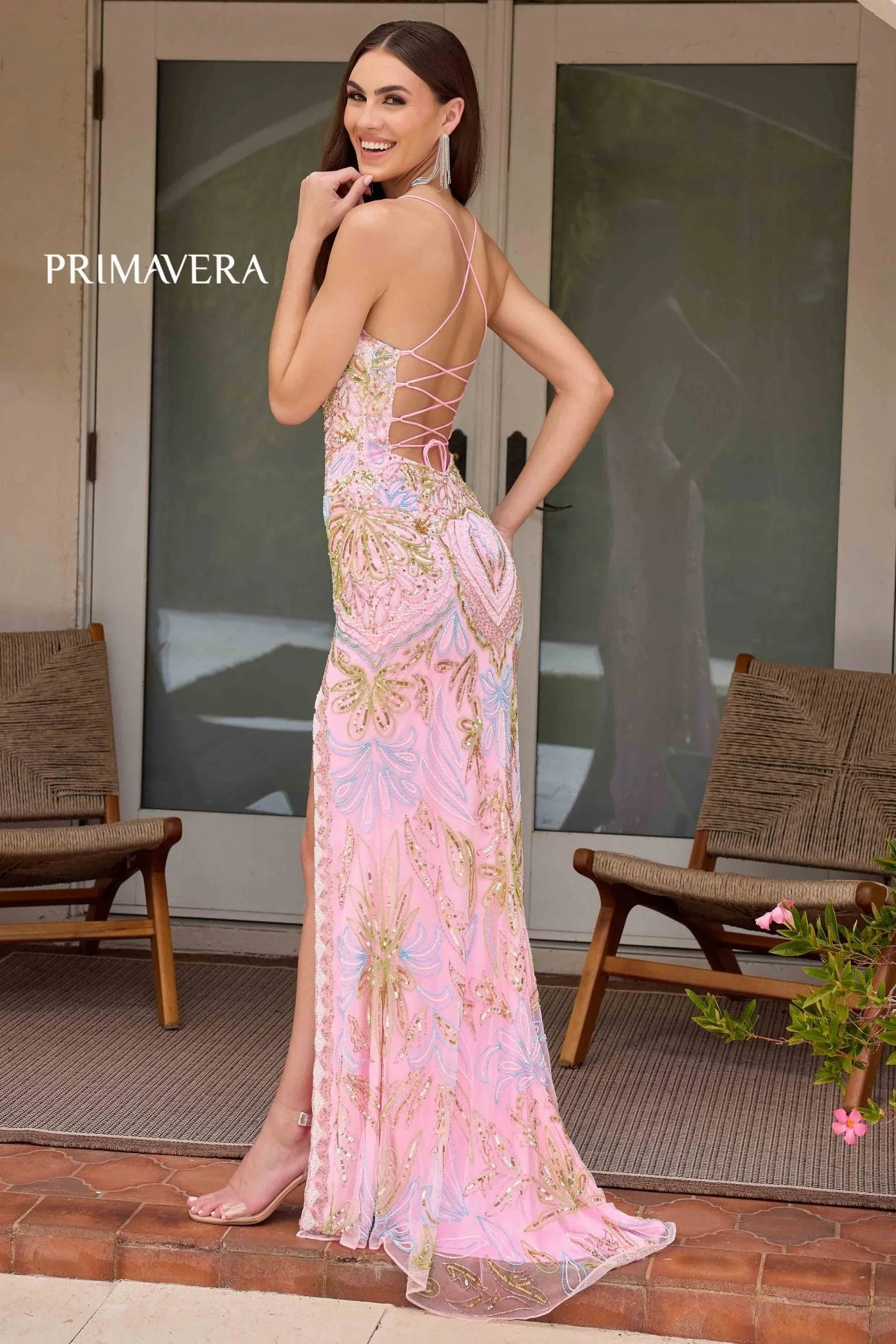 4156 - Primavera - Vintage Inspired Beaded Gown - Image 22