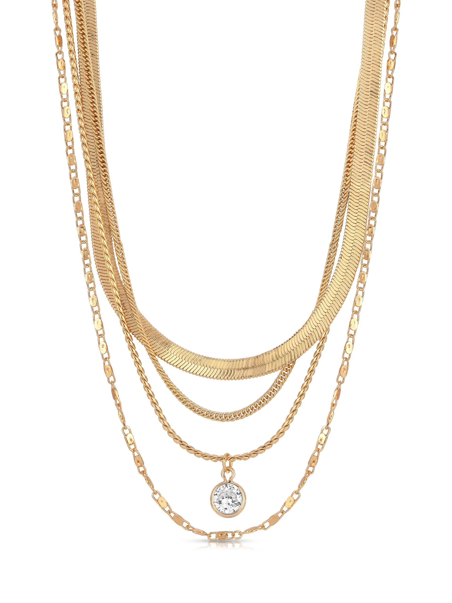 All the Chains Layered Necklace - Image 2