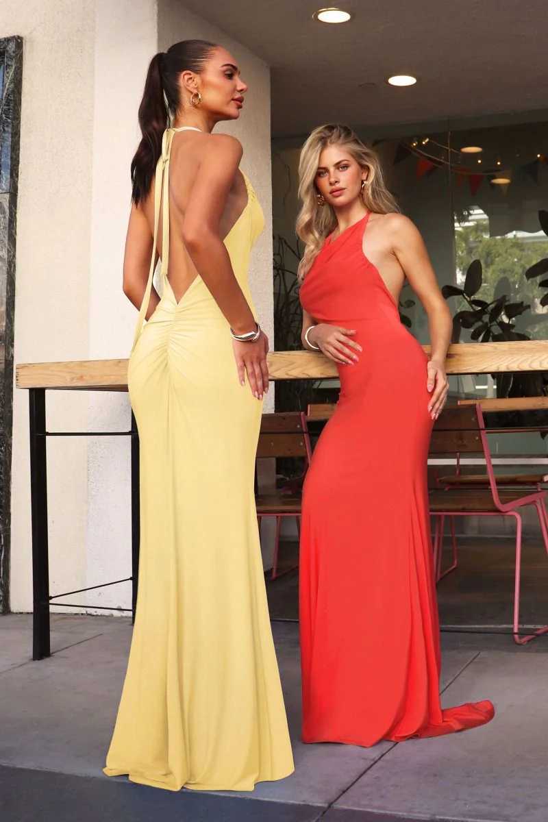 Alyah Maxi - Adjustable Neckline ITY Dress - Image 6