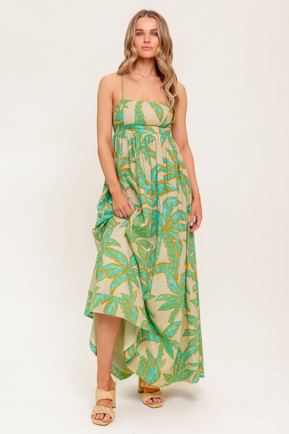 AUGUST TROPICAL MAXI DRESS - FINAL SALE - Image 3