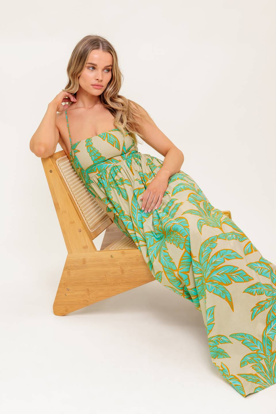 AUGUST TROPICAL MAXI DRESS - FINAL SALE - Image 4