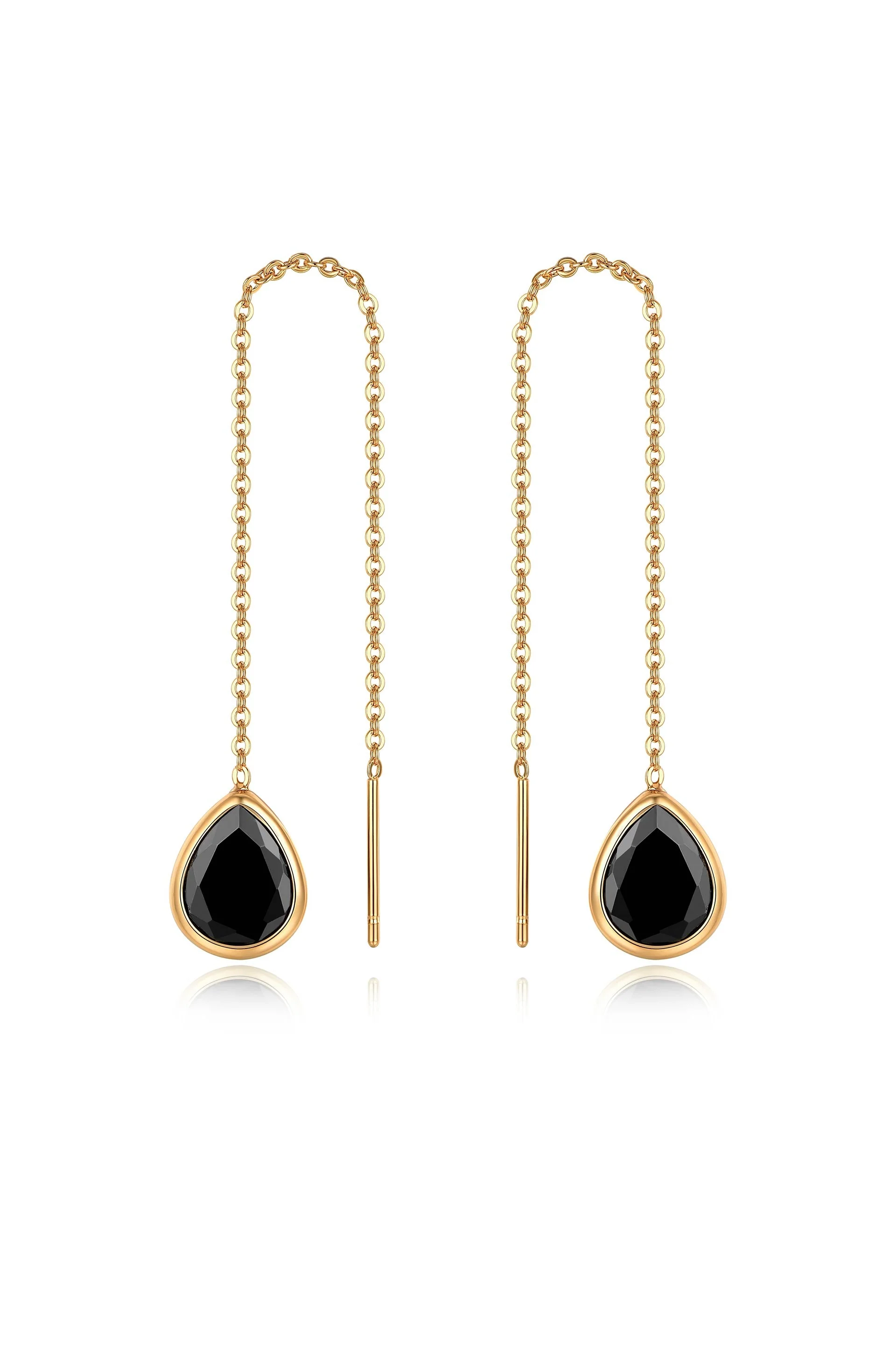 Barely There Chain and Crystal Dangle Earrings - Image 12