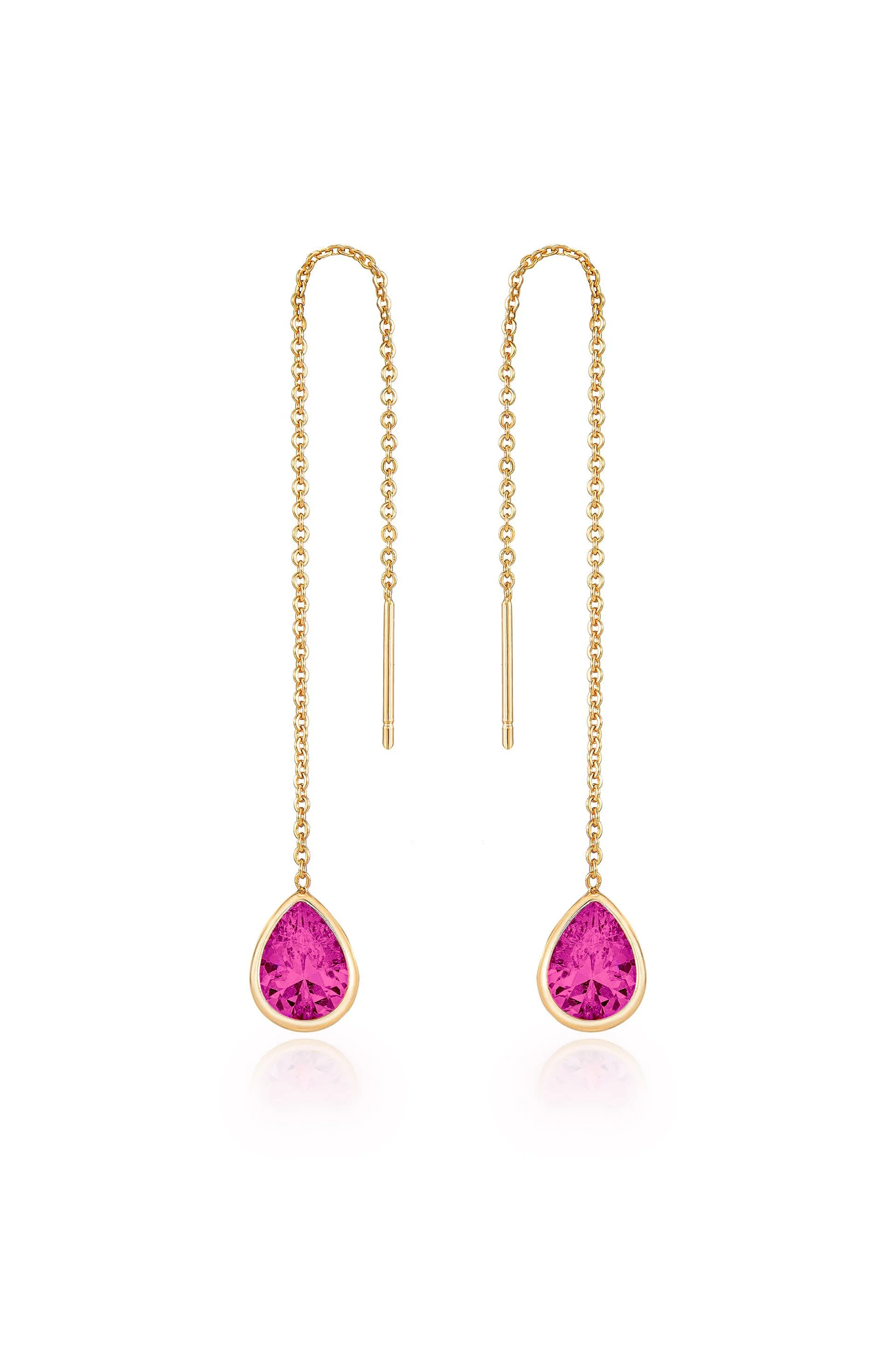 Barely There Chain and Crystal Dangle Earrings - Image 15