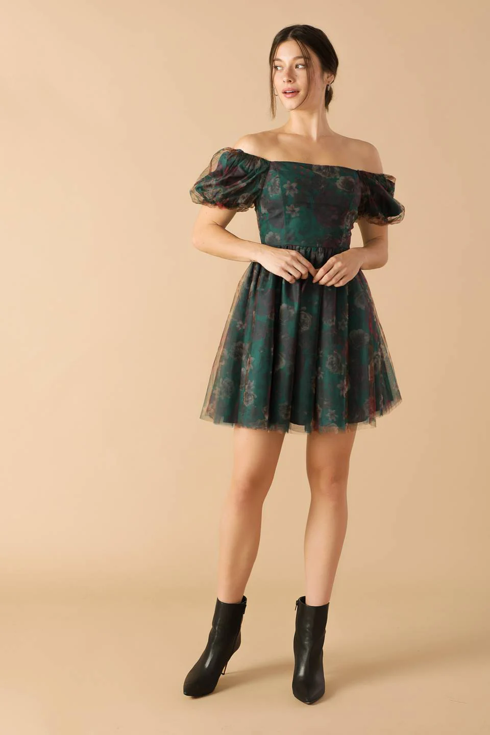 BE GOOD TO ME WOVEN ORGANZA DRESS - Image 3