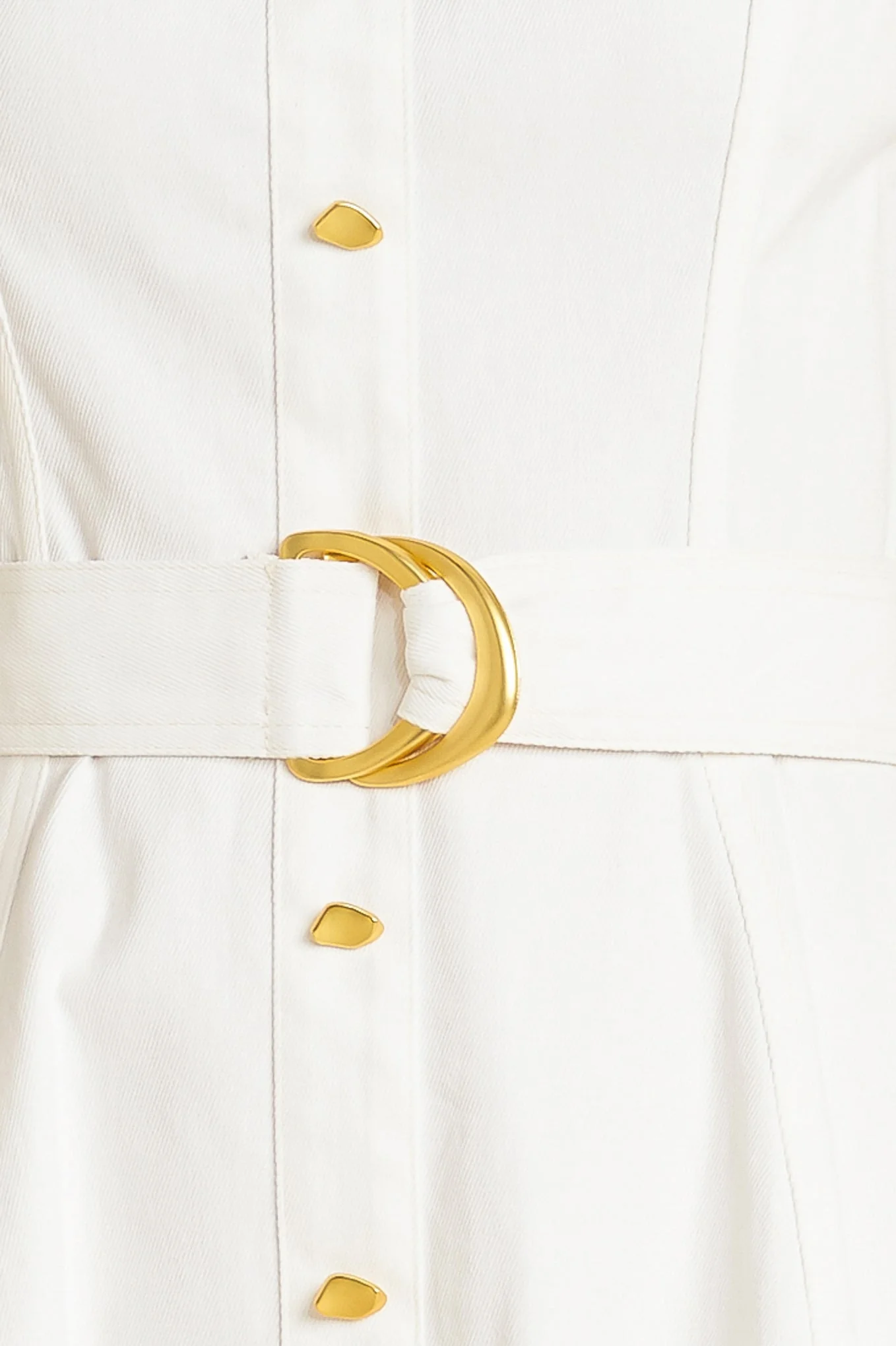 BELLA PORTOFINO WHITE MIDI DRESS - Image 7