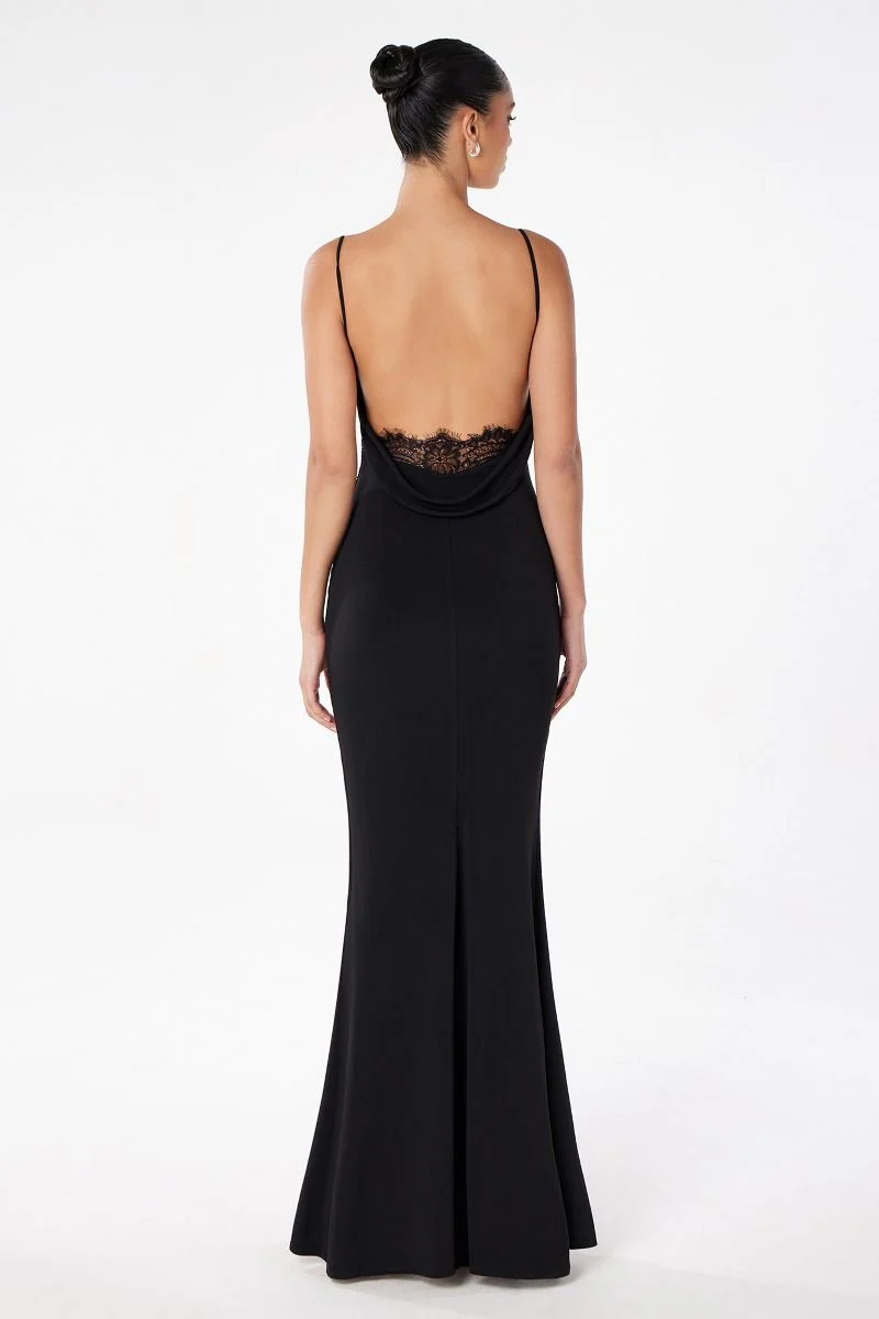 Bette Lace Back Draped Maxi Dress - Image 17