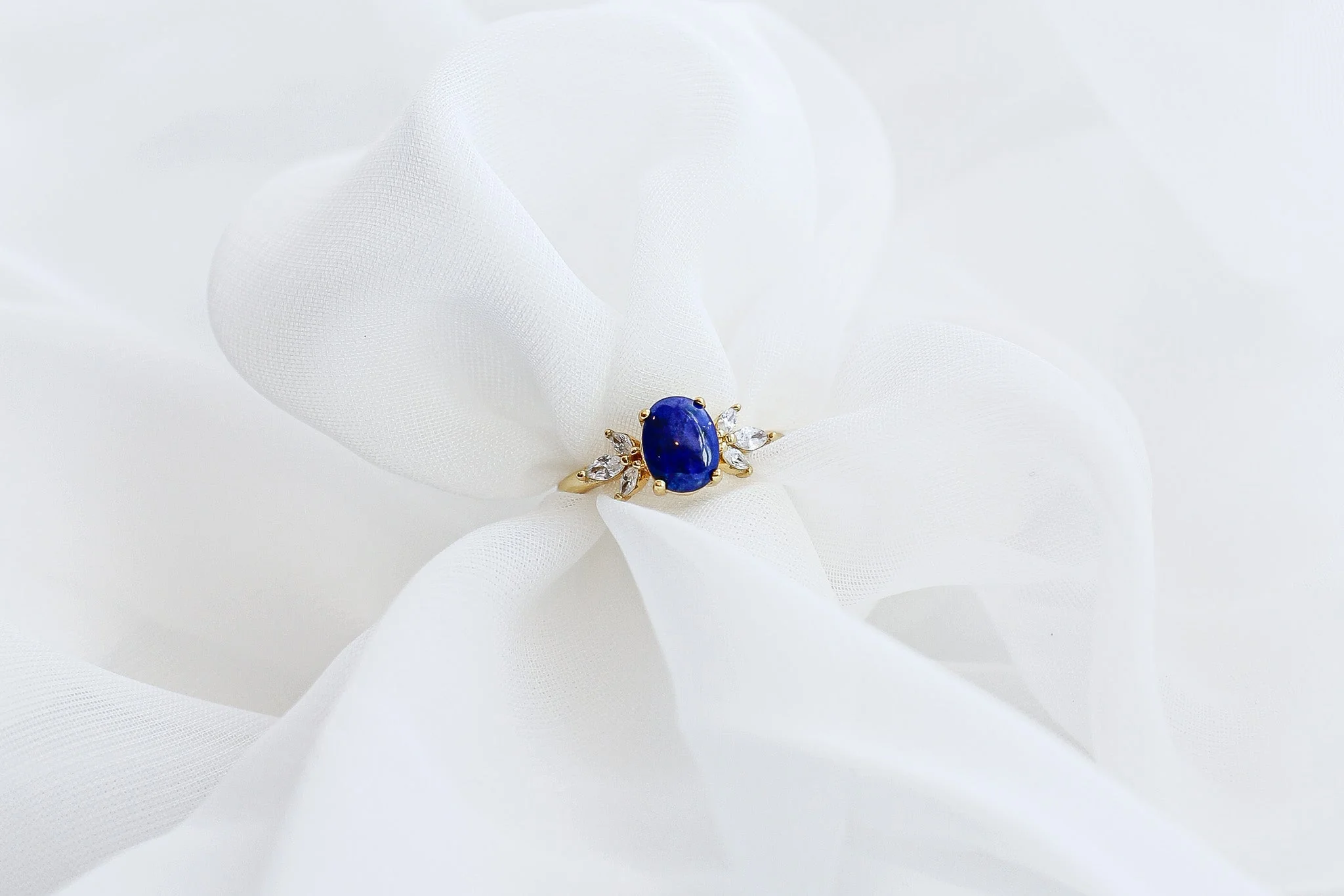 Blythe Ring in Lapis - Image 11