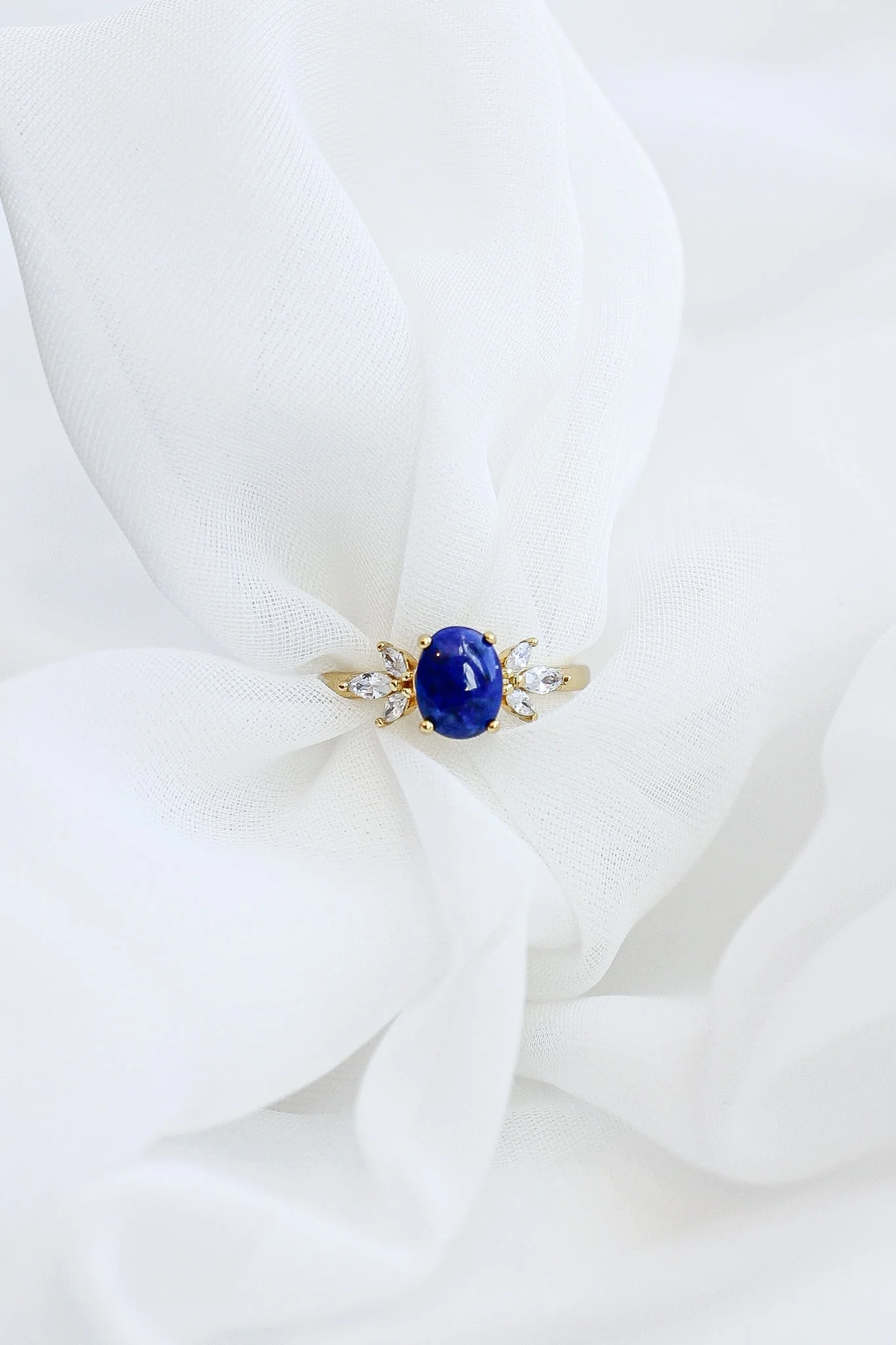 Blythe Ring in Lapis - Image 2