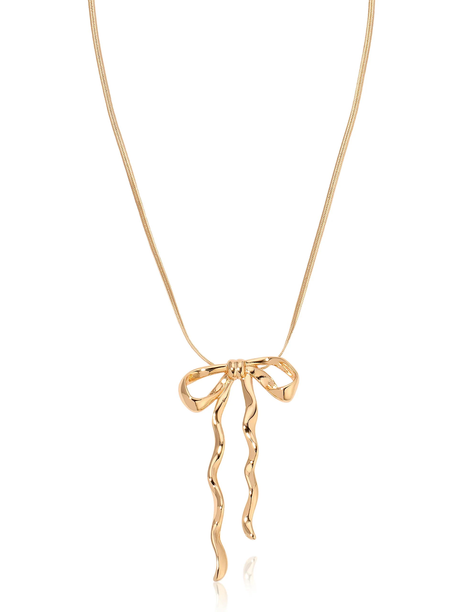 Bow Organica Pendant Necklace - Image 3