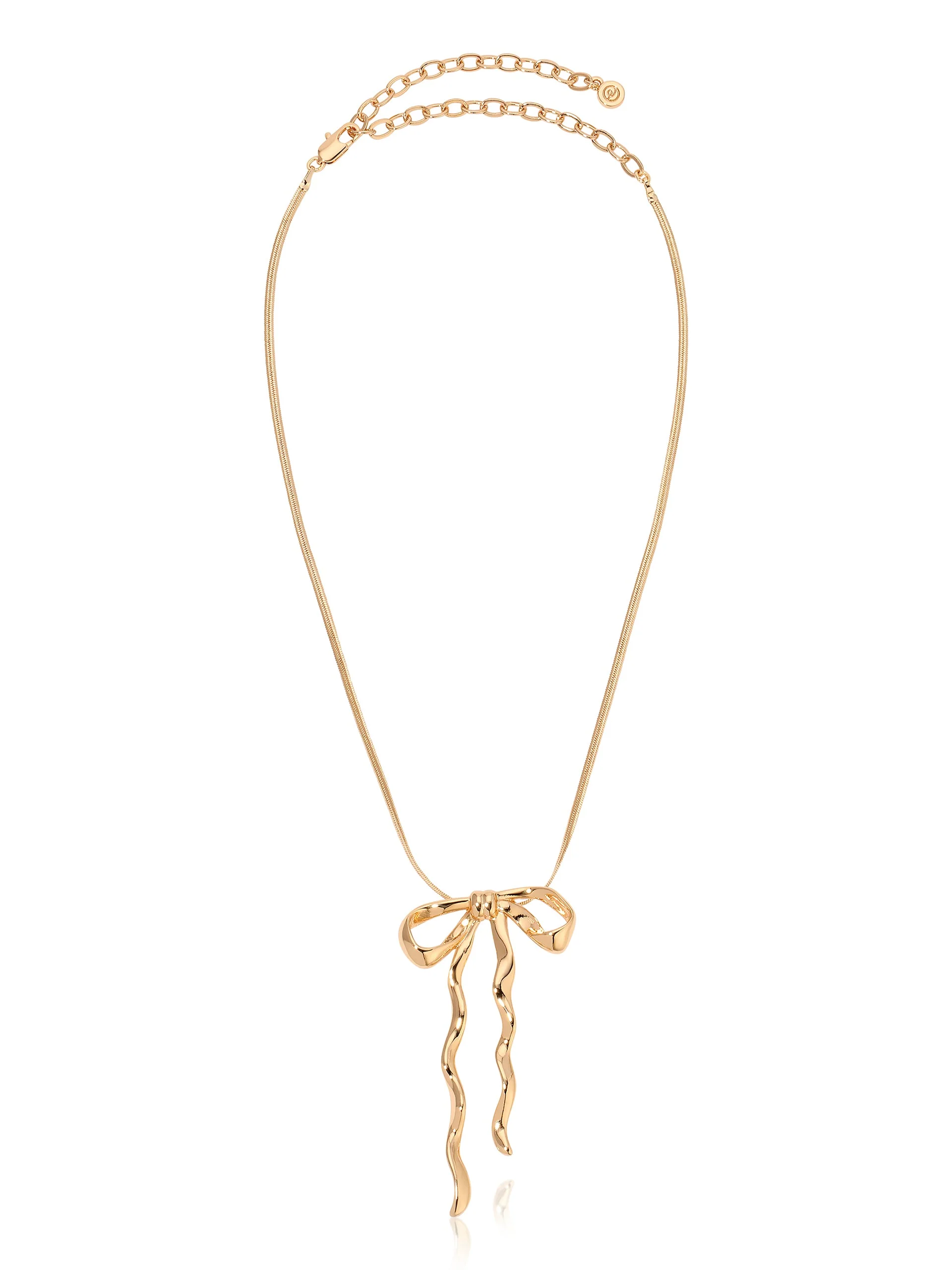 Bow Organica Pendant Necklace - Image 4