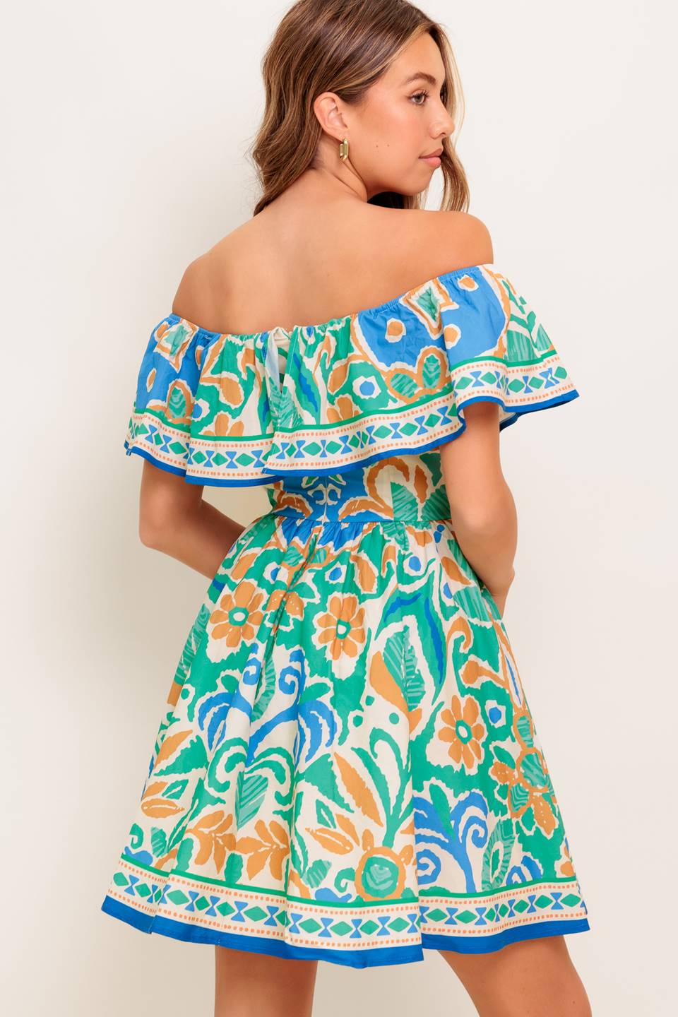 BRIA OFF THE SHOULDER MINI DRESS - Image 2