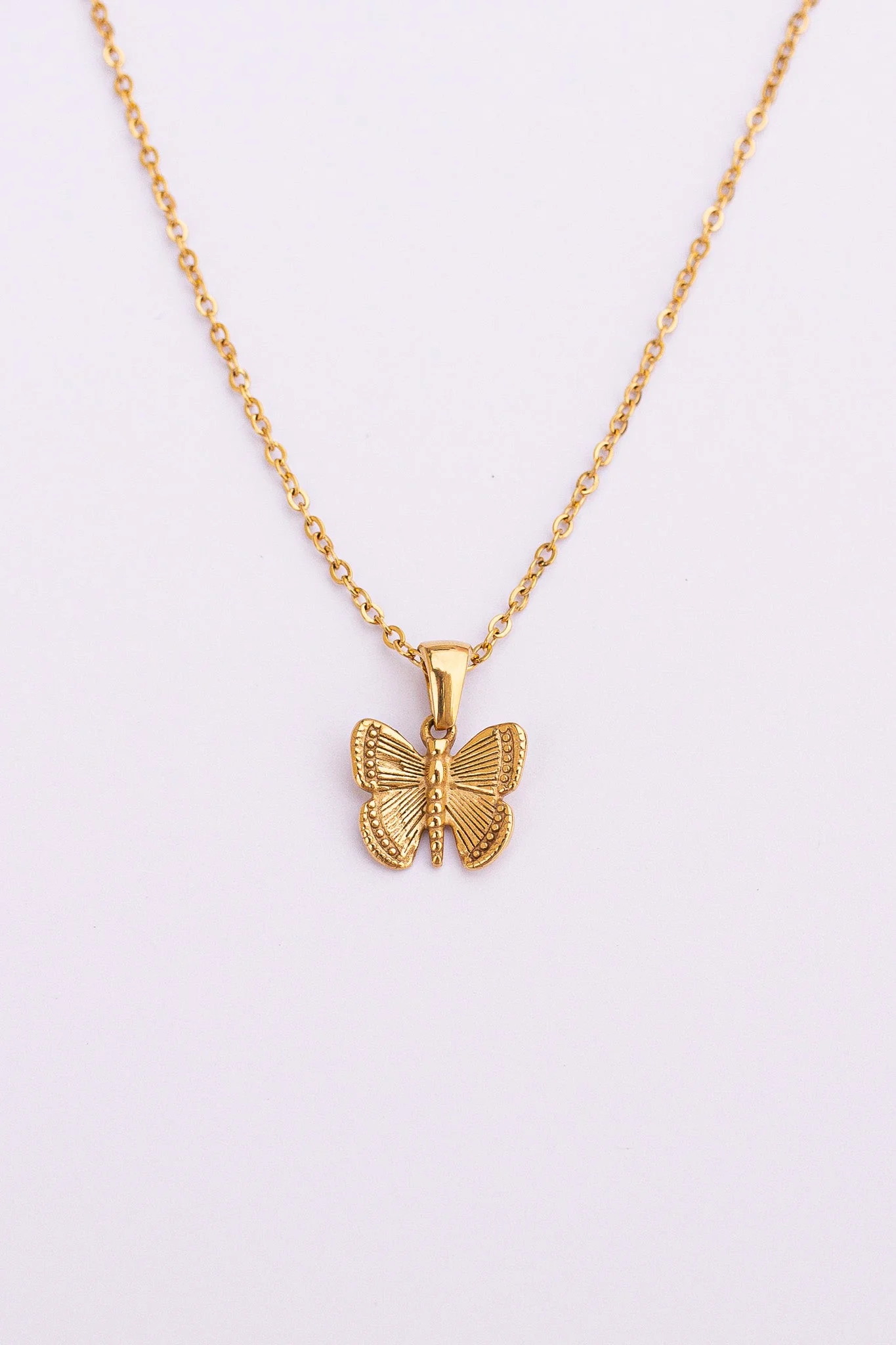 Butterfly Pendant Necklace - Image 2