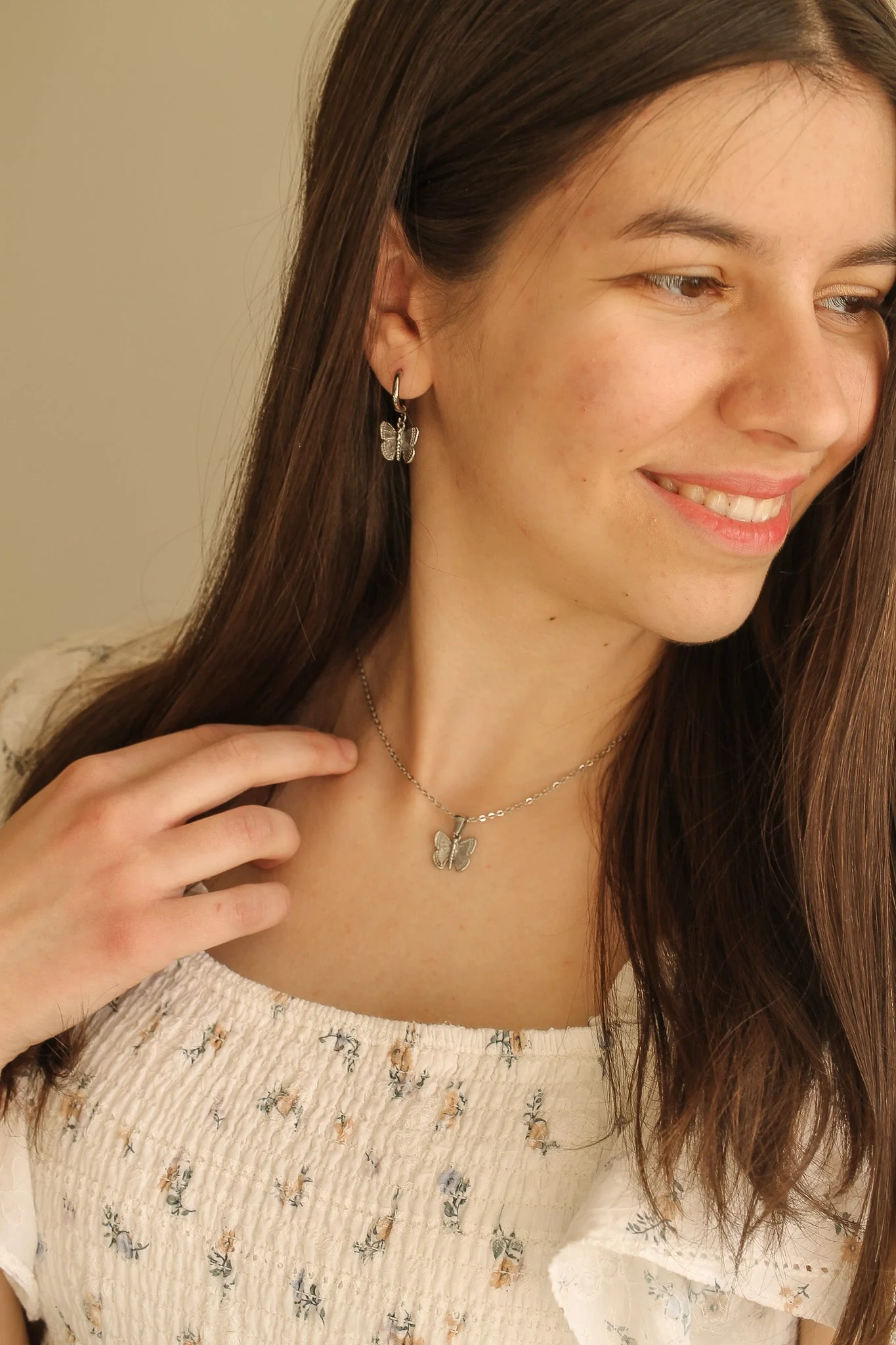 Butterfly Pendant Necklace - Image 7