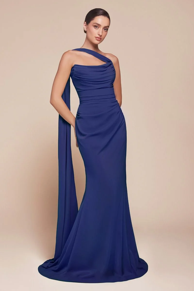 Caitlin Gown - Convertible Tie Chiffon Dress - Image 13