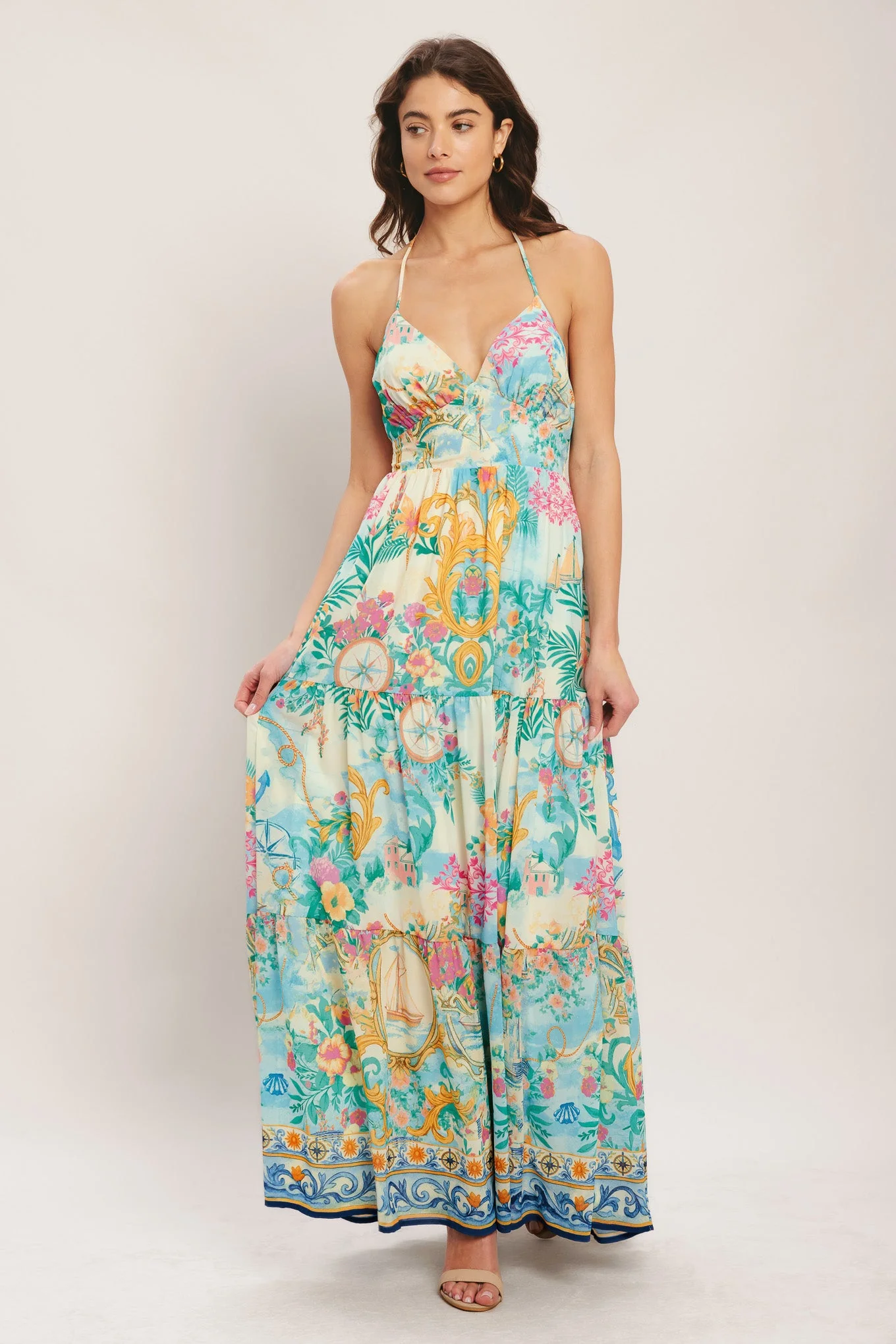 CAPRI SAIL AWAY MAXI DRESS - Image 4