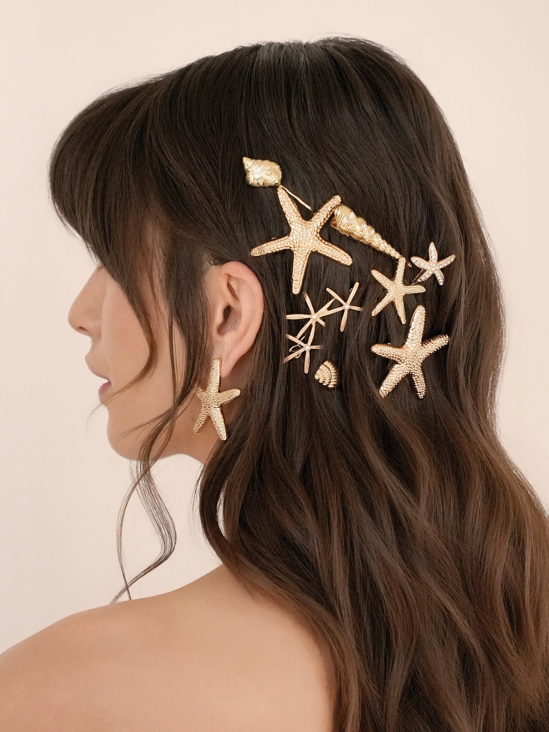 Capri Shell Barrette Set - Image 7
