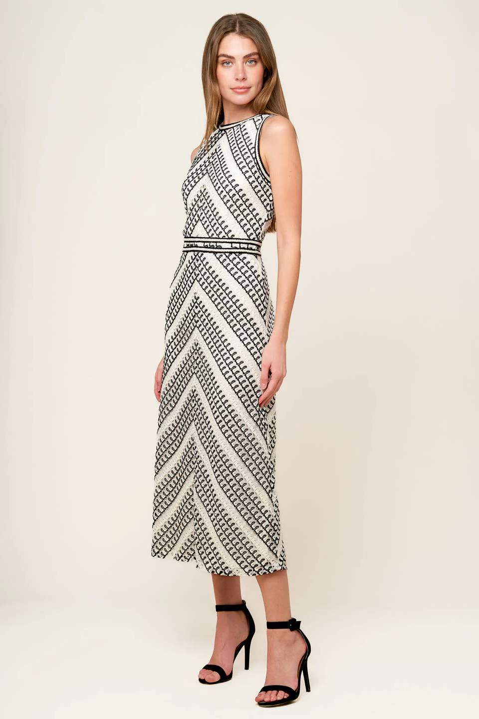 CARLISLE CROCHET MIDI DRESS - Image 4