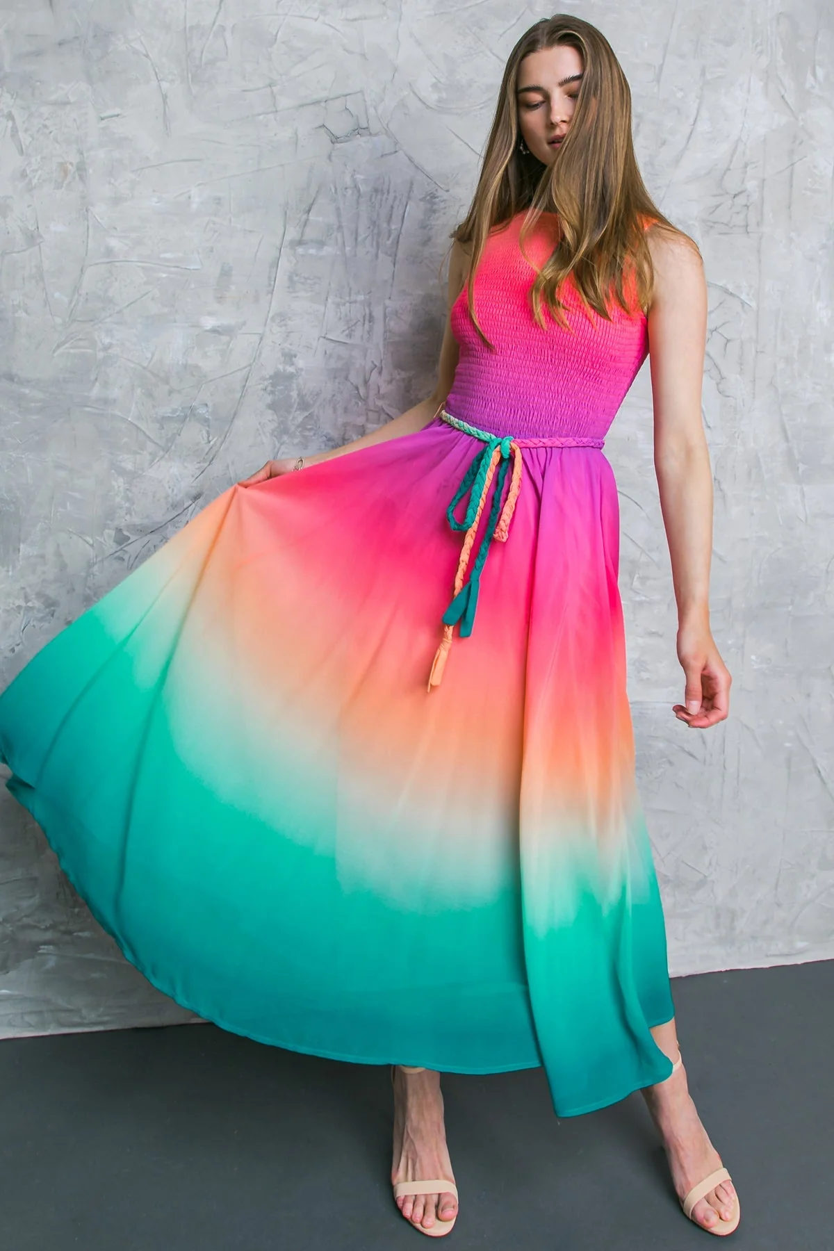 CATER TO YOU MULTI COLOR MIDI DRESS - Image 2