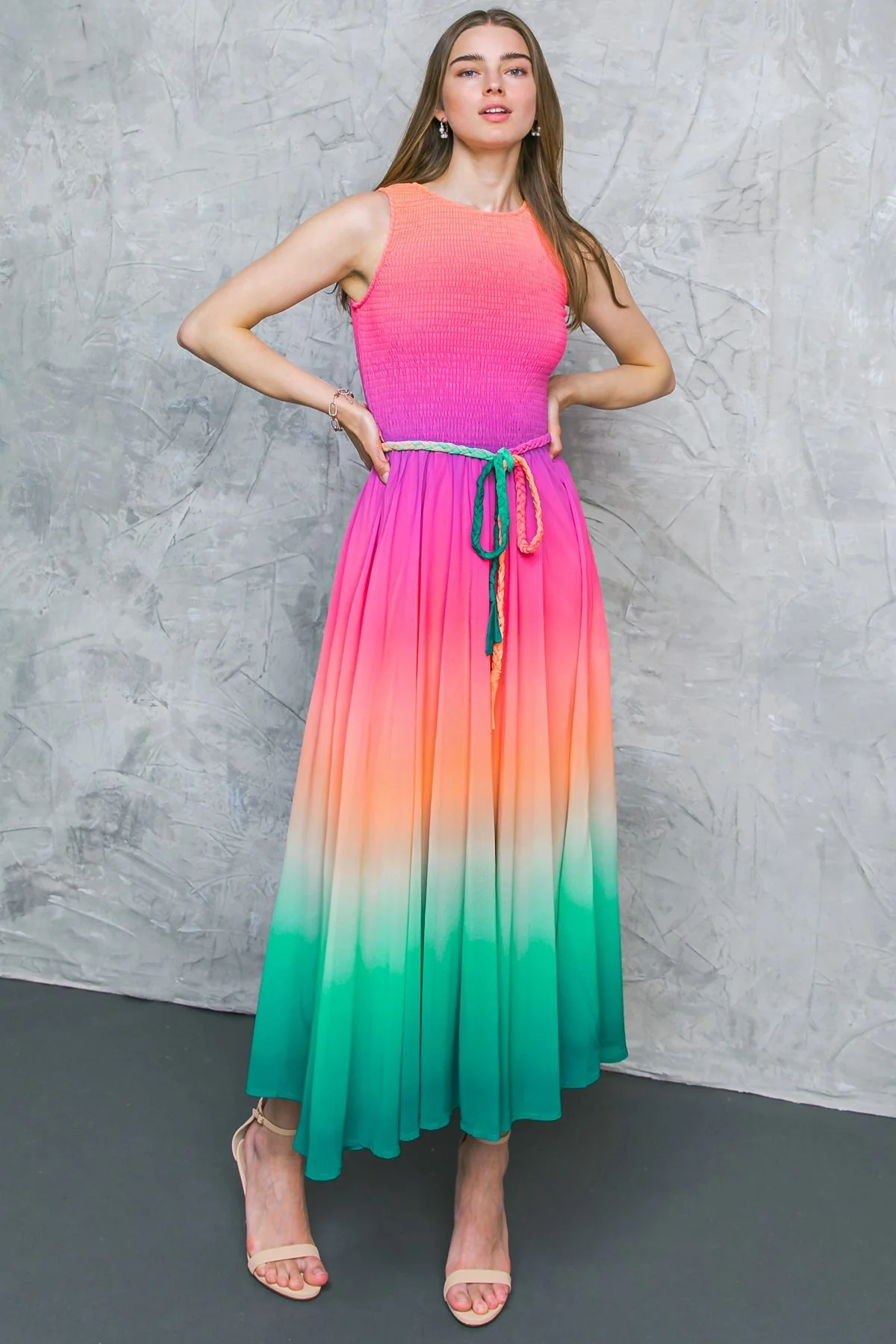 CATER TO YOU MULTI COLOR MIDI DRESS - Image 4