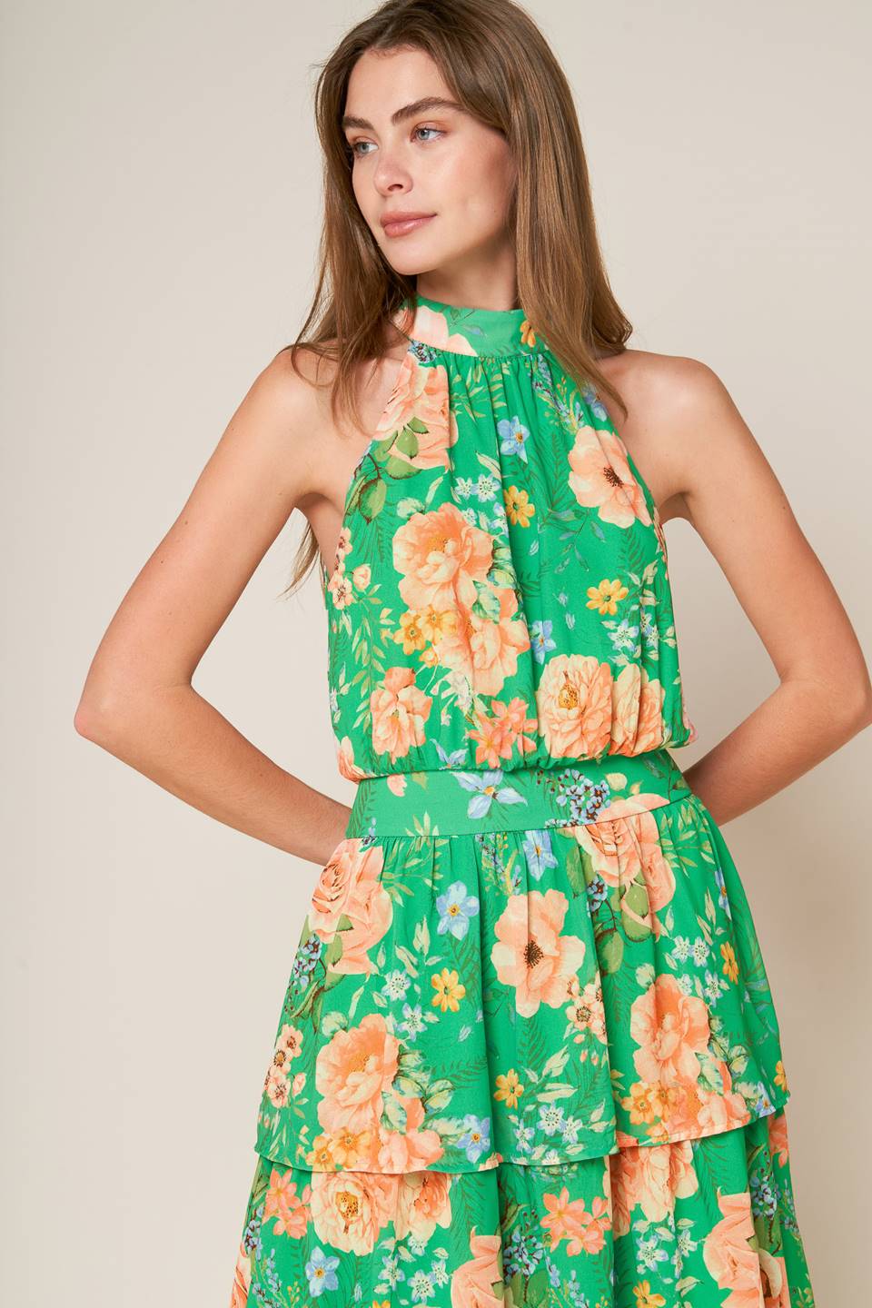 CHARITY HALTER MAXI DRESS - Image 3