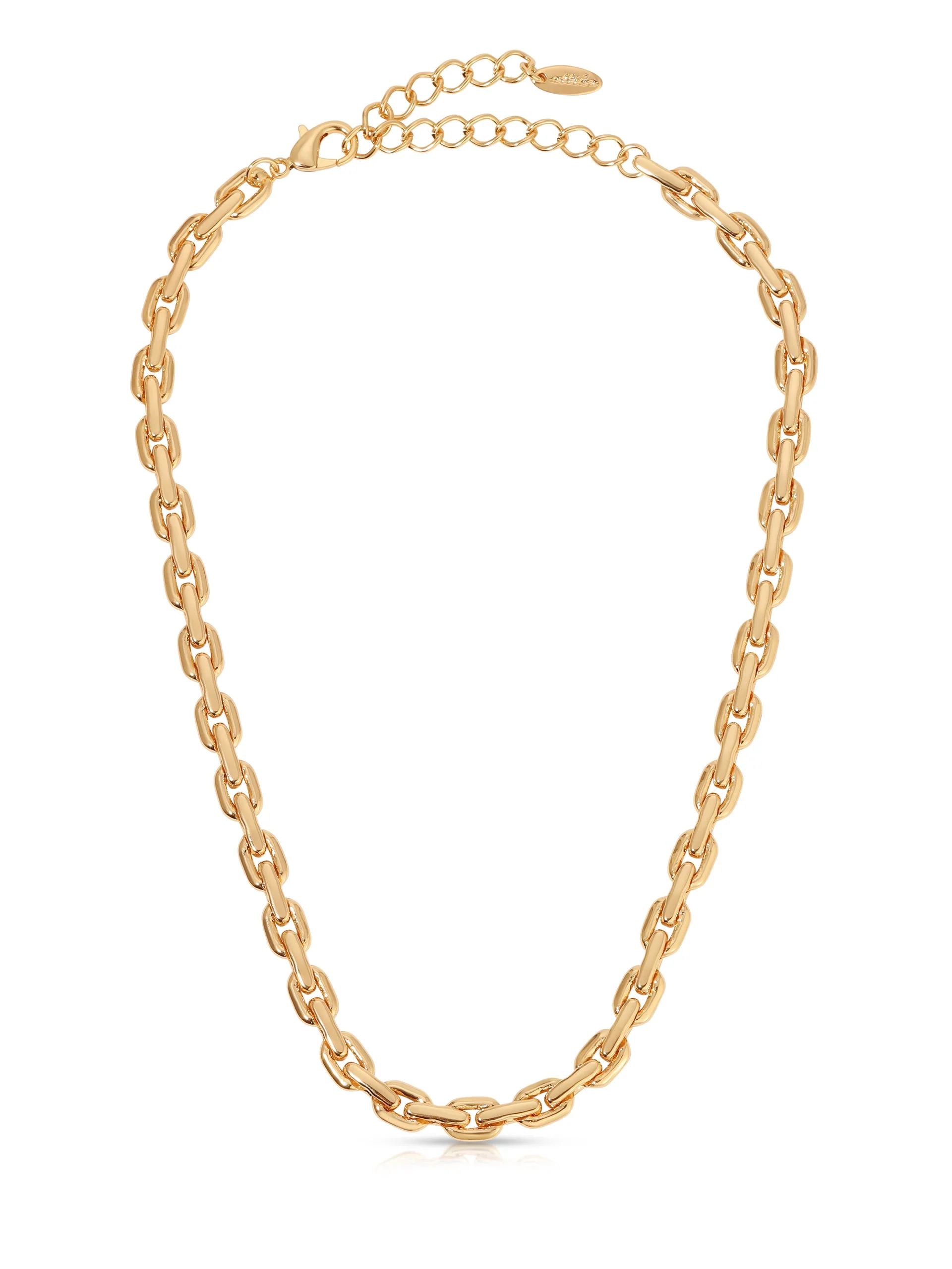 Chunky Chain Link Necklace - Image 4