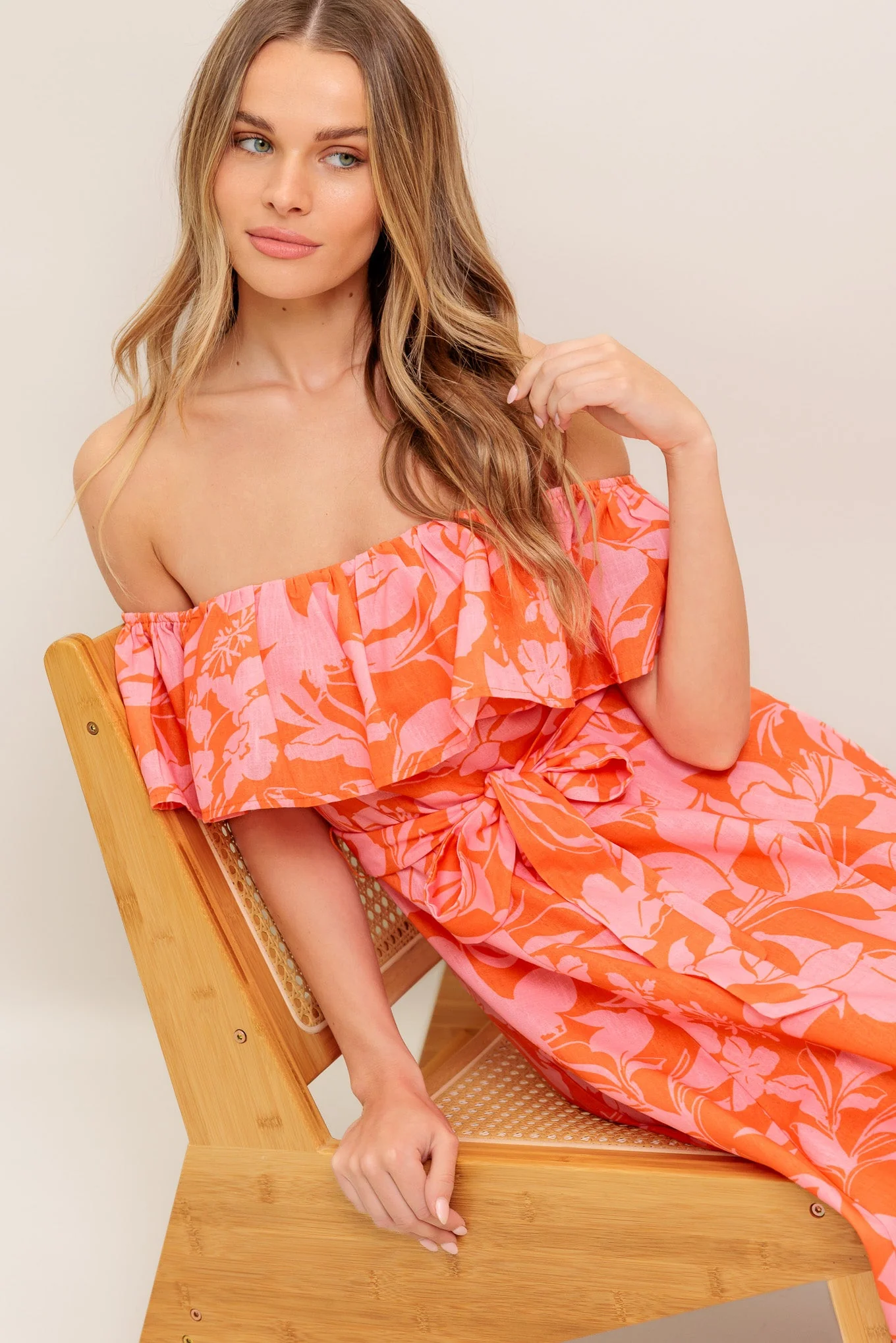 CITRUS GARDEN MIDI DRESS - Image 8