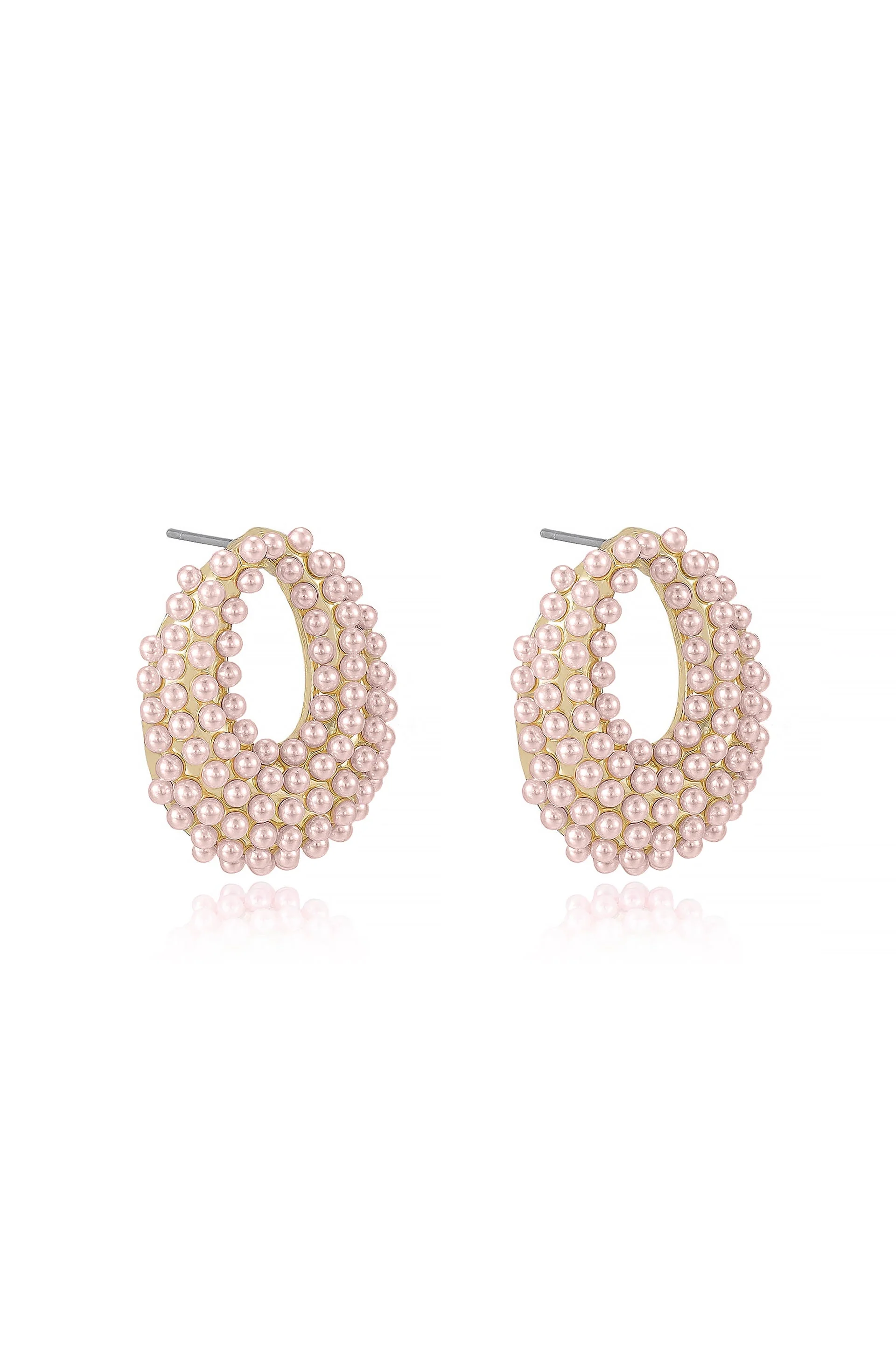 Classic Pearl Cluster Stud Earrings - Image 5