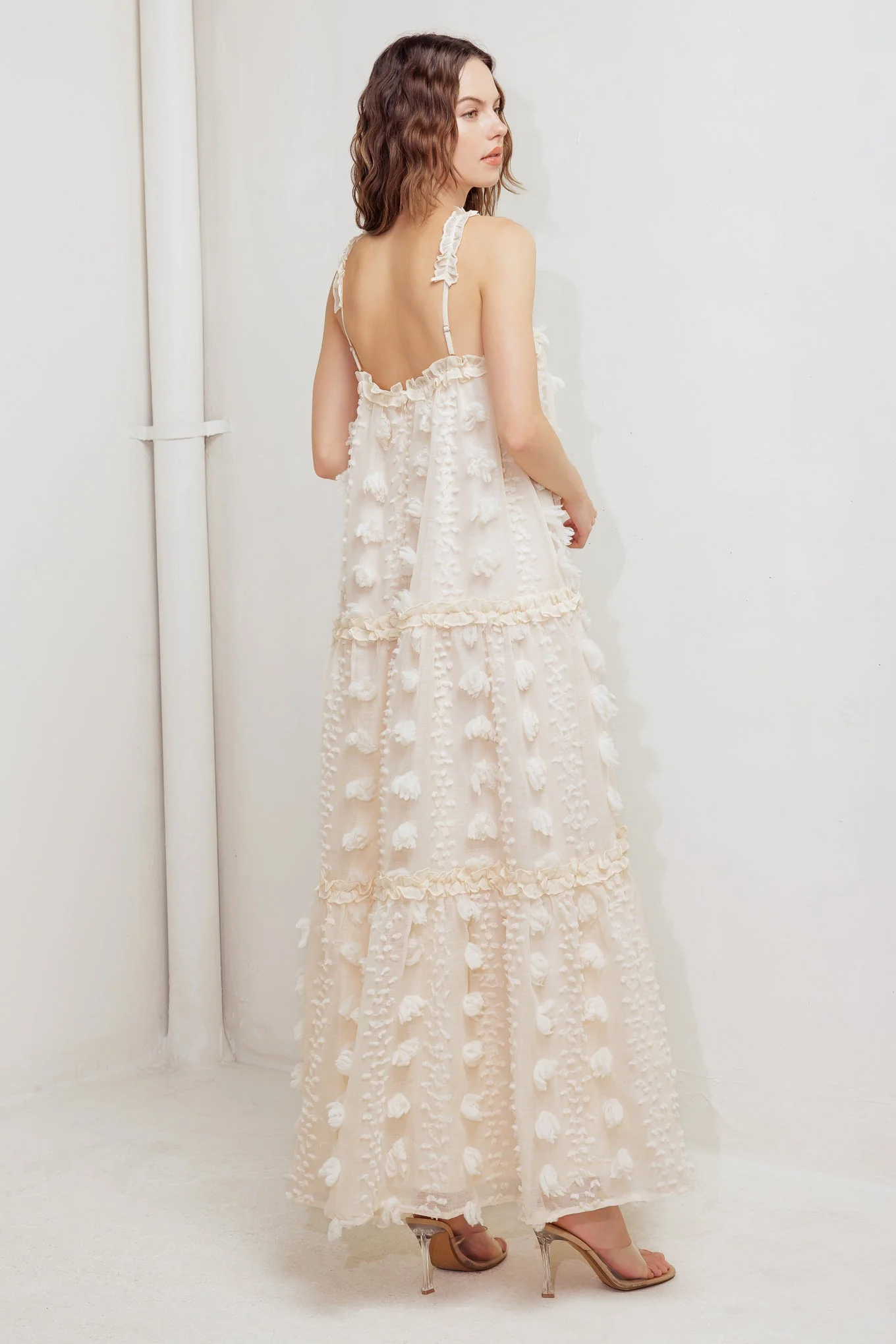CLOUD NINE CROSS FRONT MAXI DRESS - Image 2