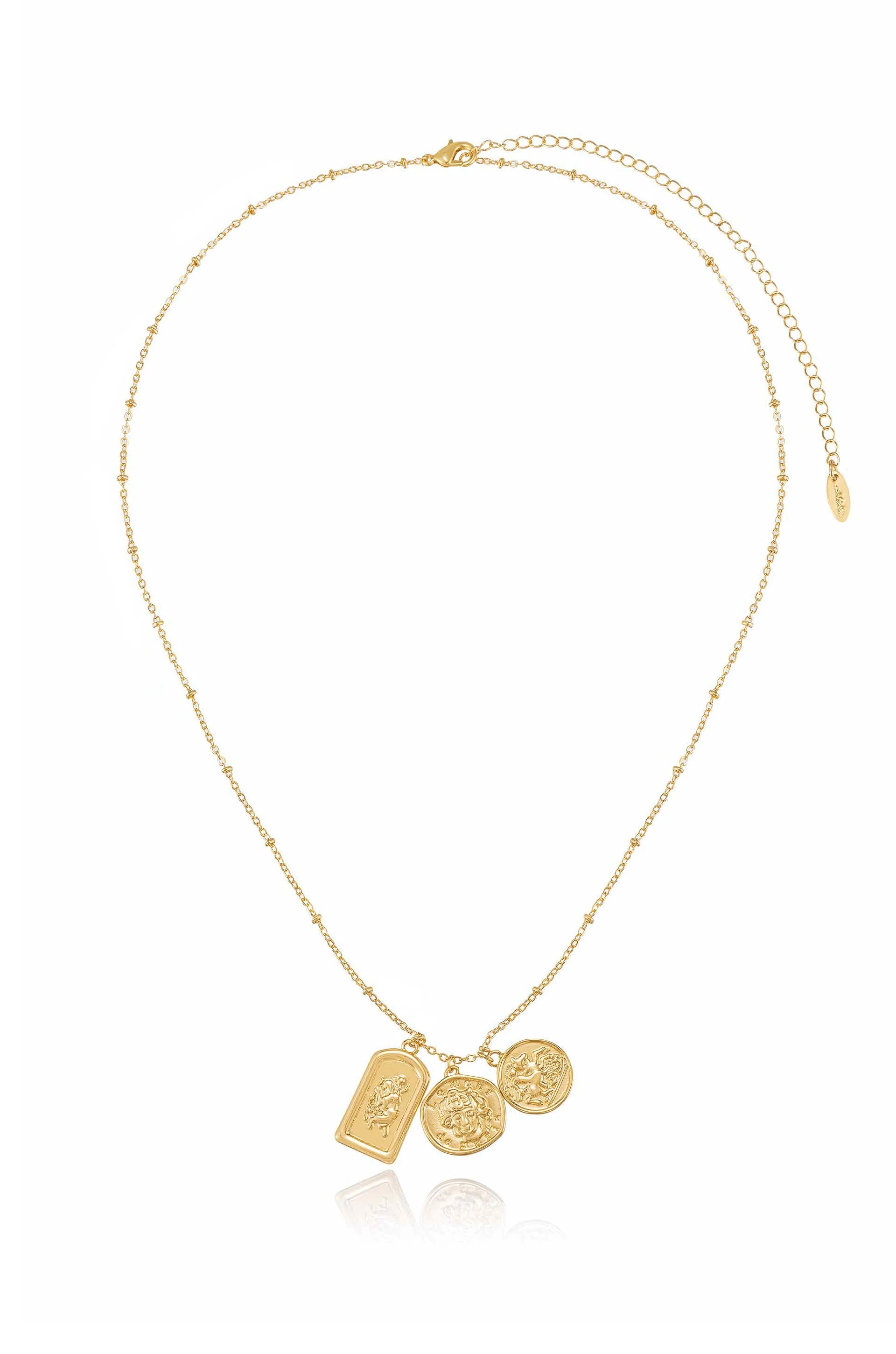 Coin Charms Talisman Necklace - Image 3