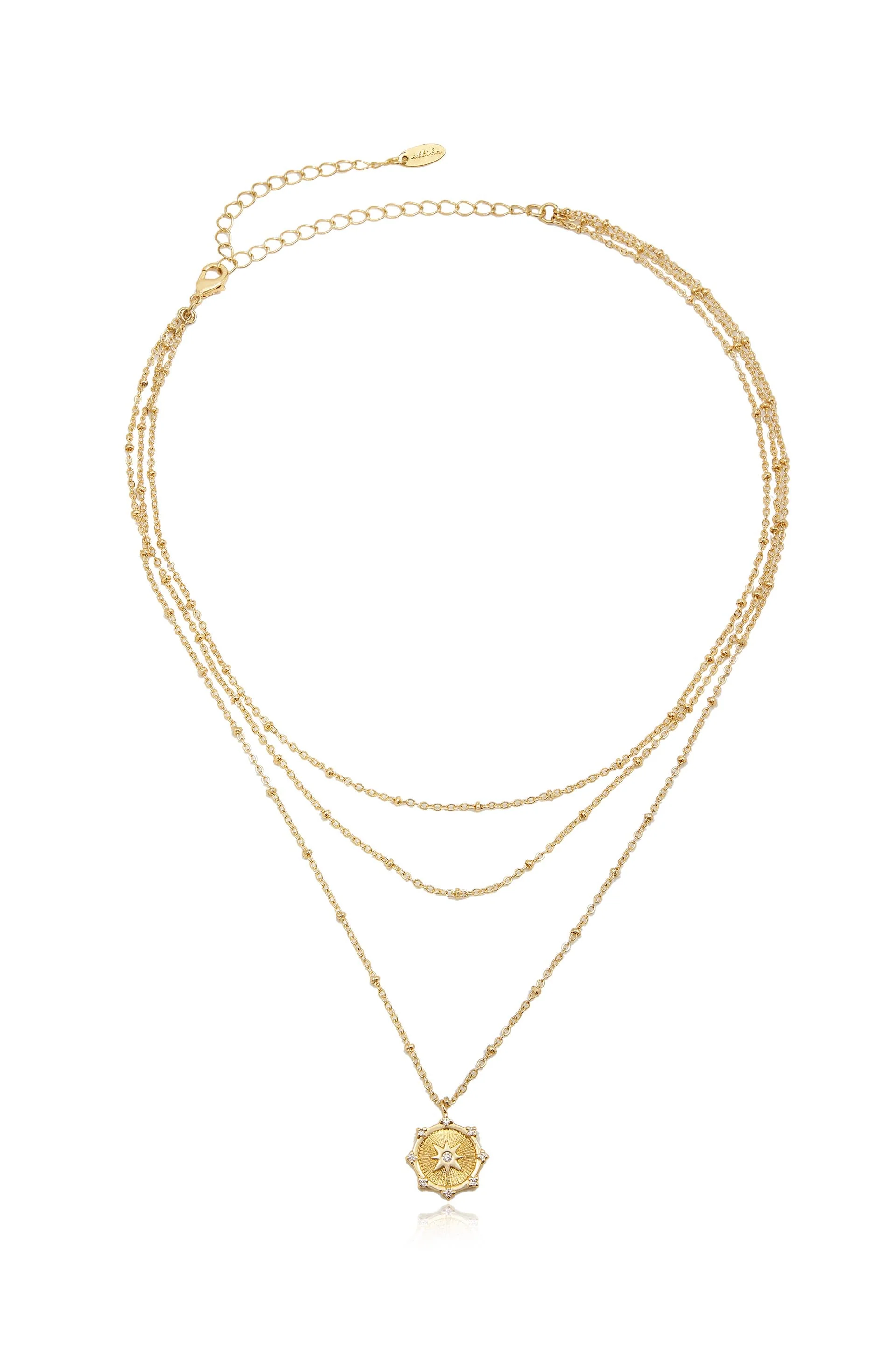 Compass Keepsake Layered Necklace - Image 2
