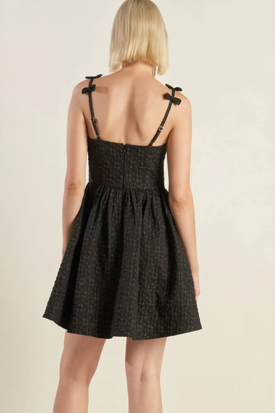 COVETED SWEETNESS BOW DETAIL MINI DRESS - Image 2