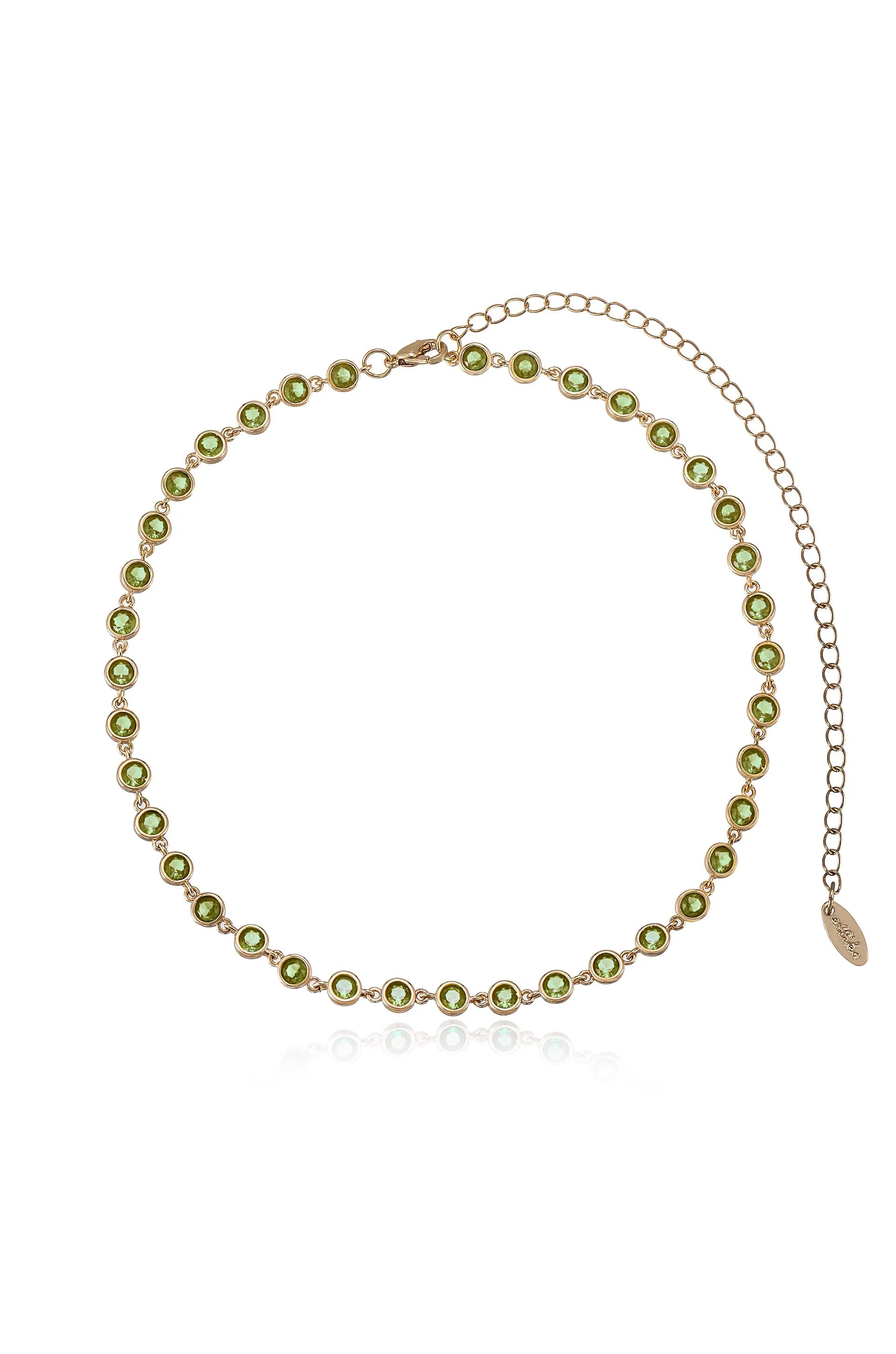 Crystal Disc and Link Necklace - Image 26