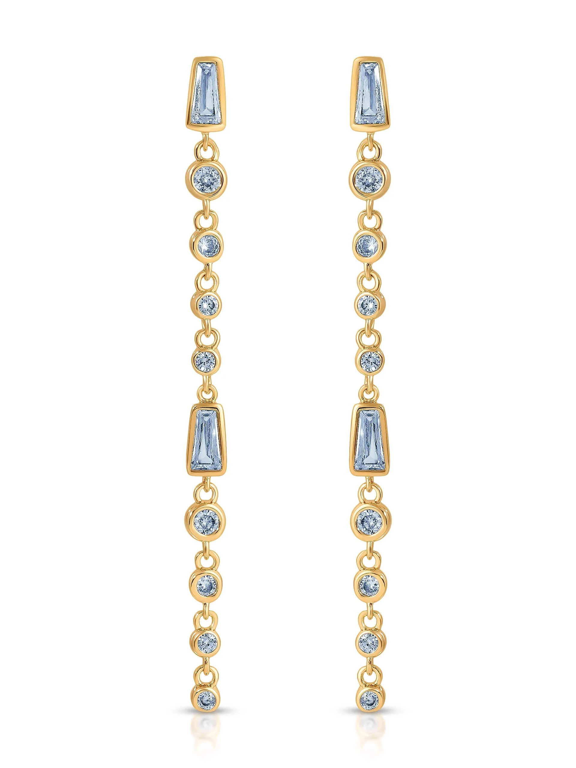Crystal Linear Earrings - Image 9