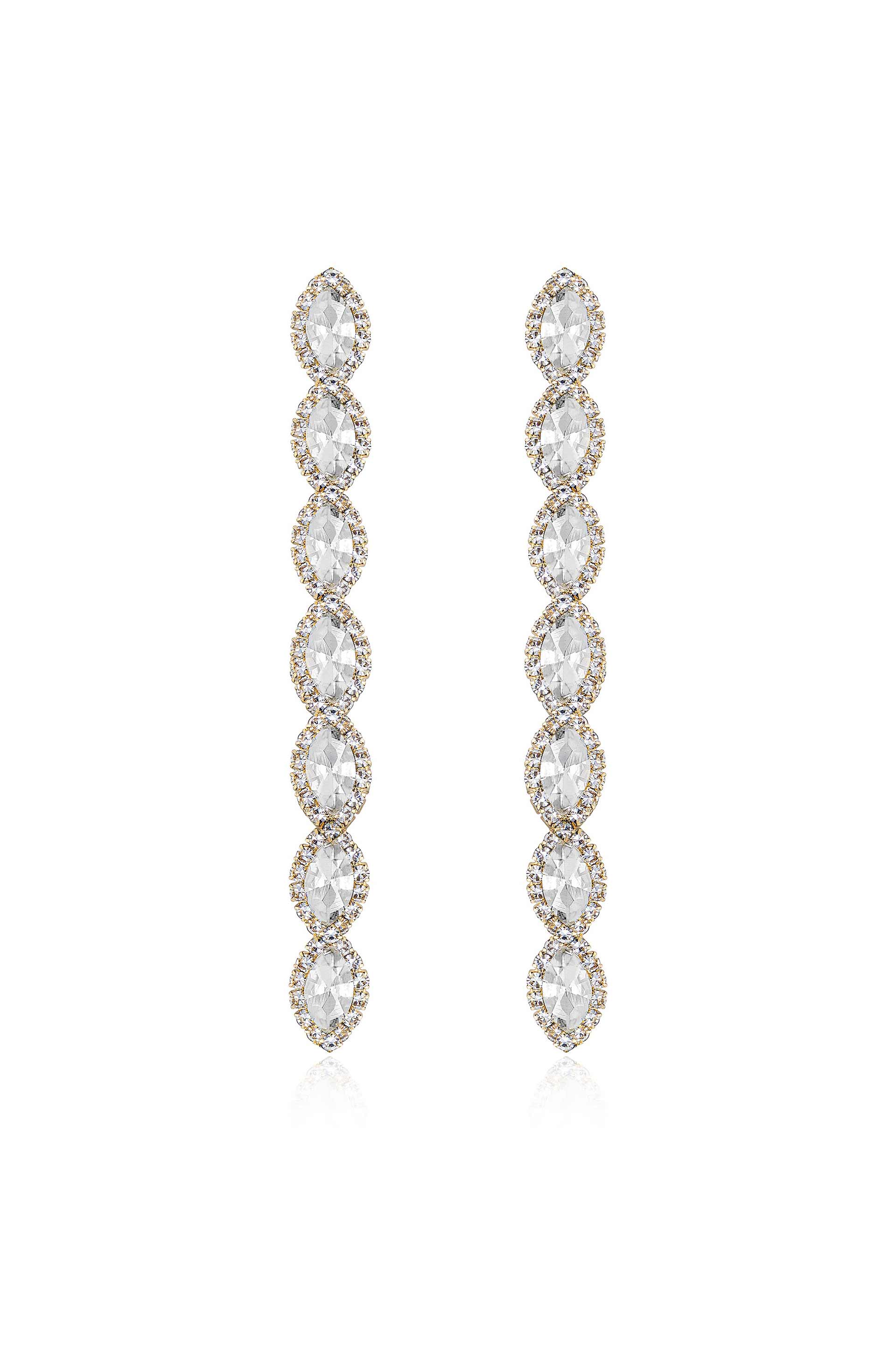 Crystal Occasion Dangle Earrings - Image 2