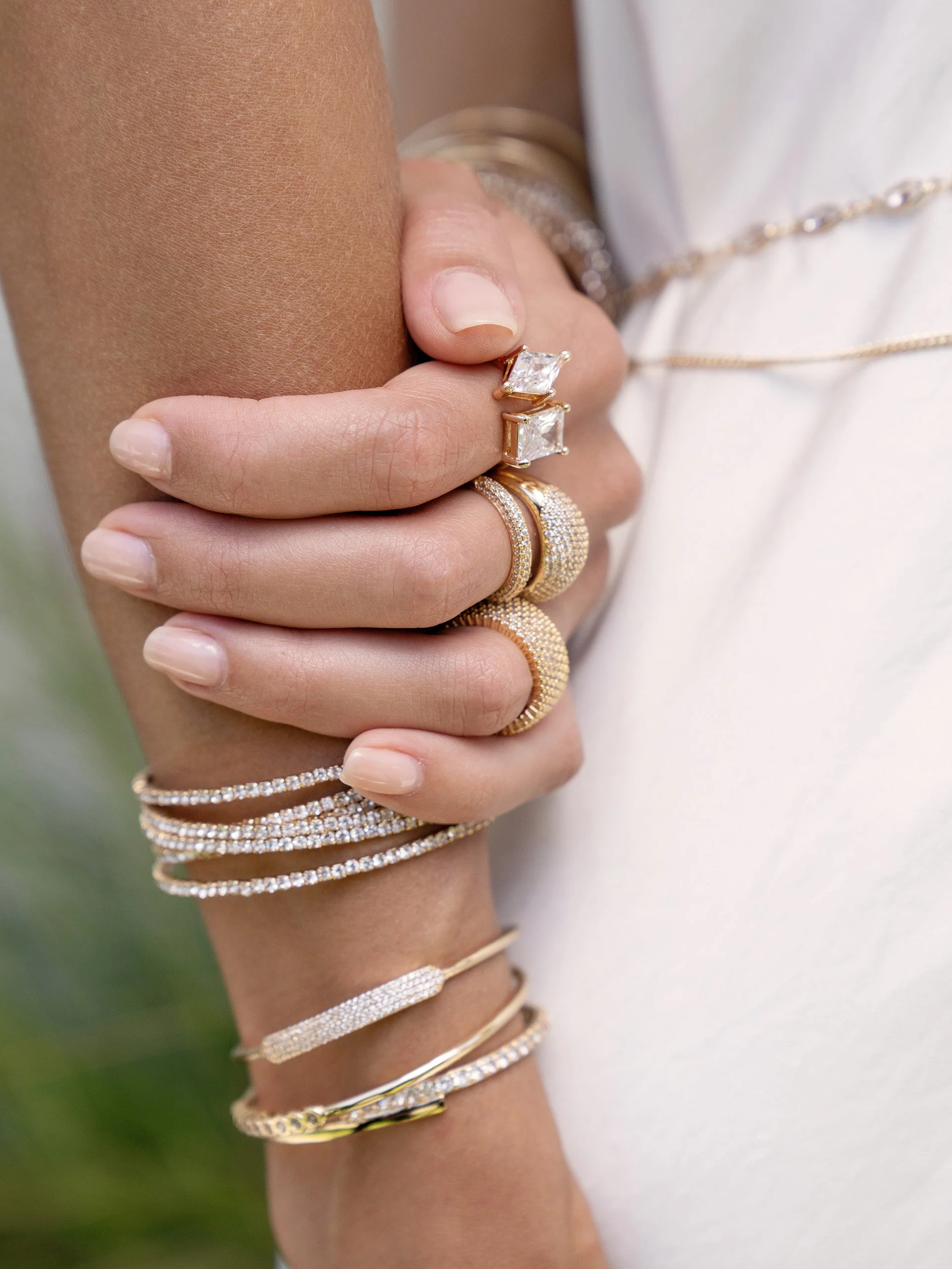 Crystal Strand Cuff - Image 4