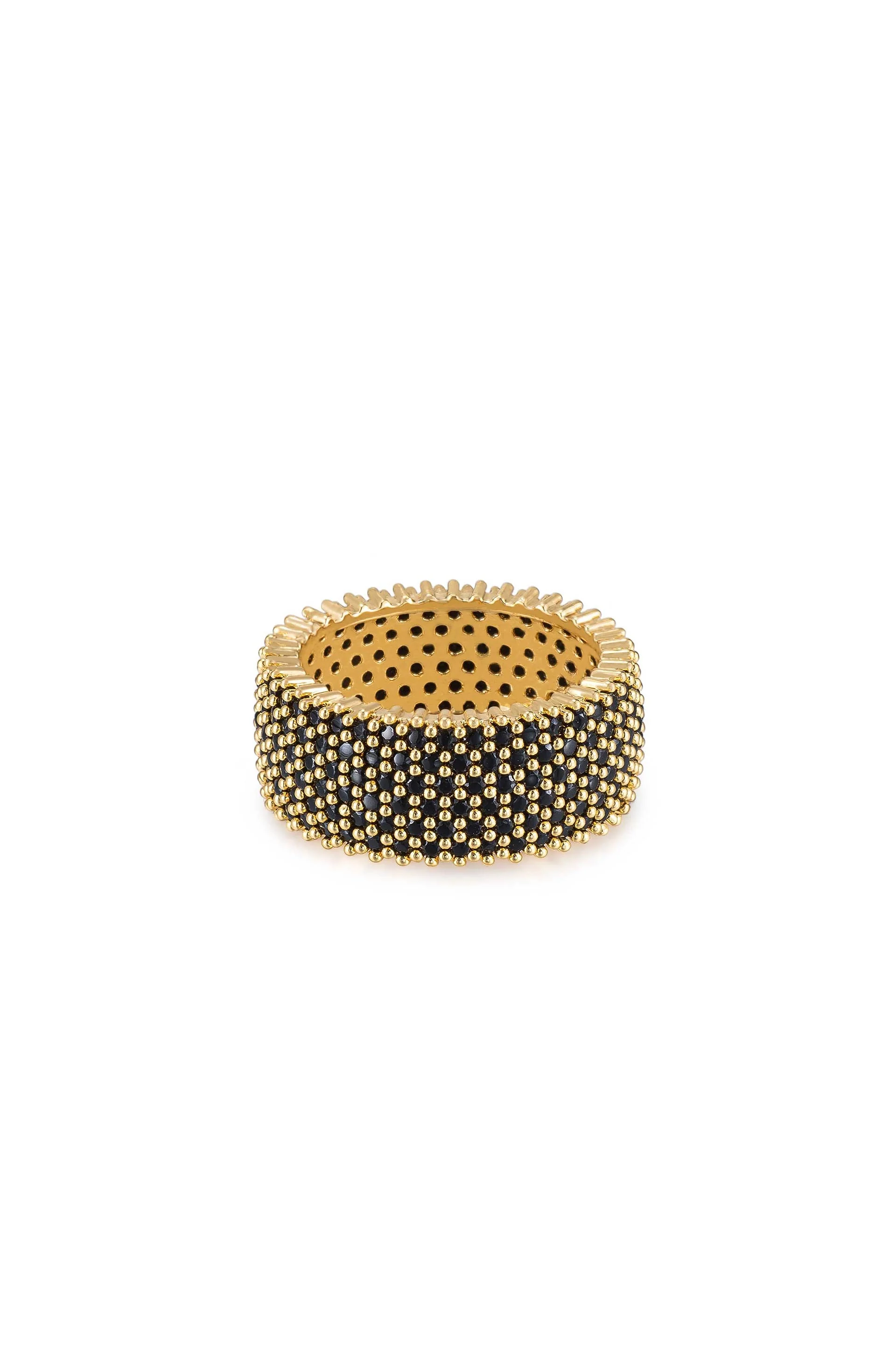 Crystal Thick Band Ring - Image 8