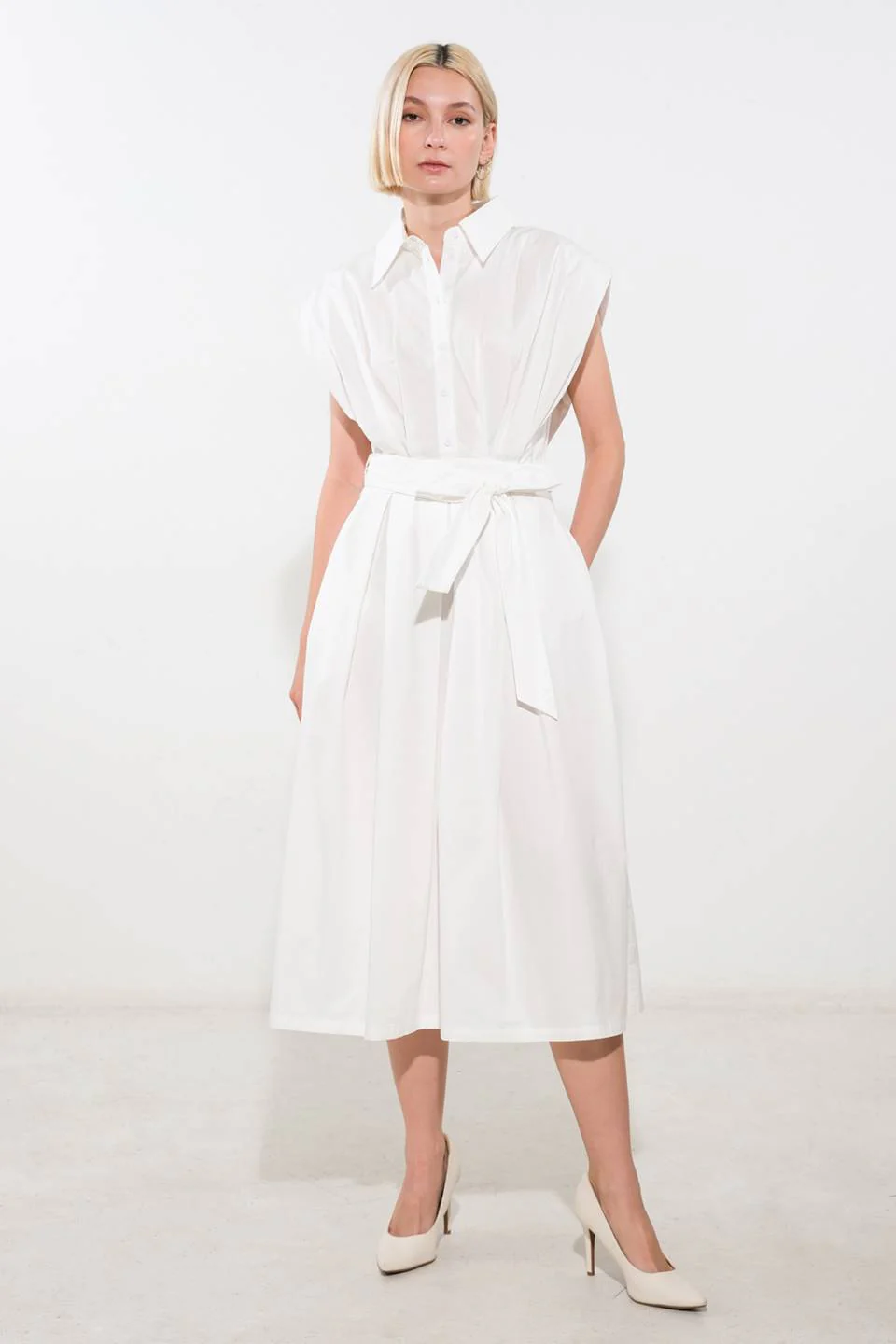 DEEPER CONNECTION DROP SHOULDER DRESS - Image 5