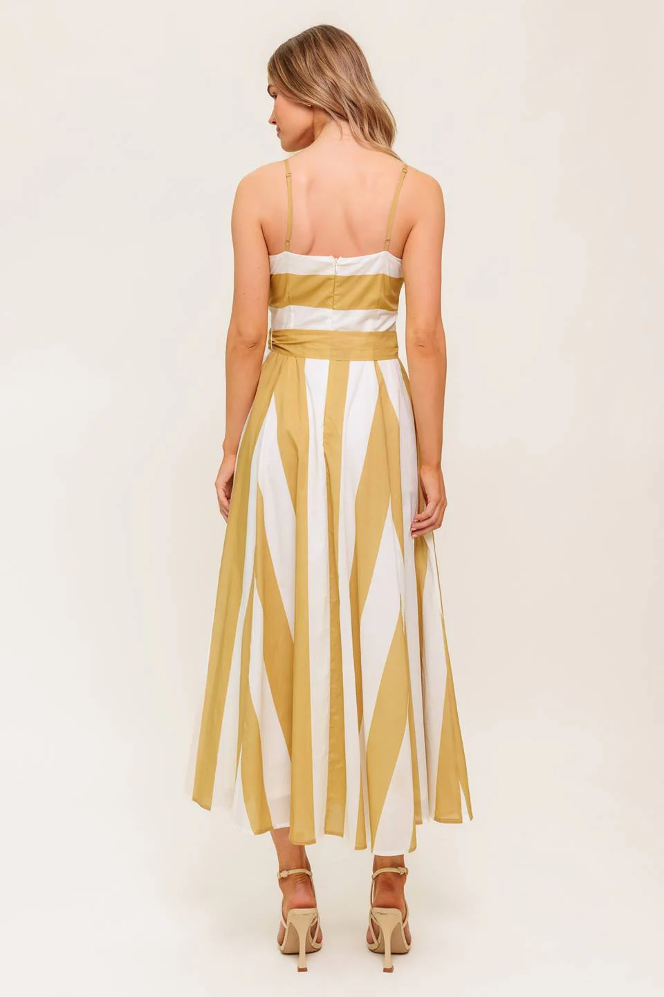 DESERT SANDS - TAUPE MIDI DRESS - Image 2
