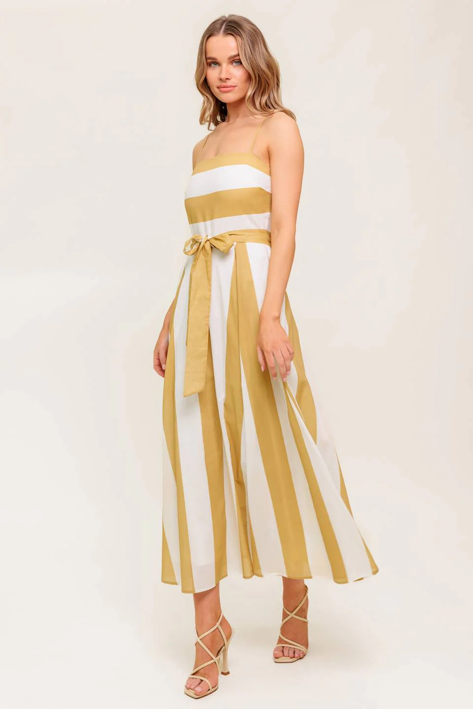DESERT SANDS - TAUPE MIDI DRESS - Image 6