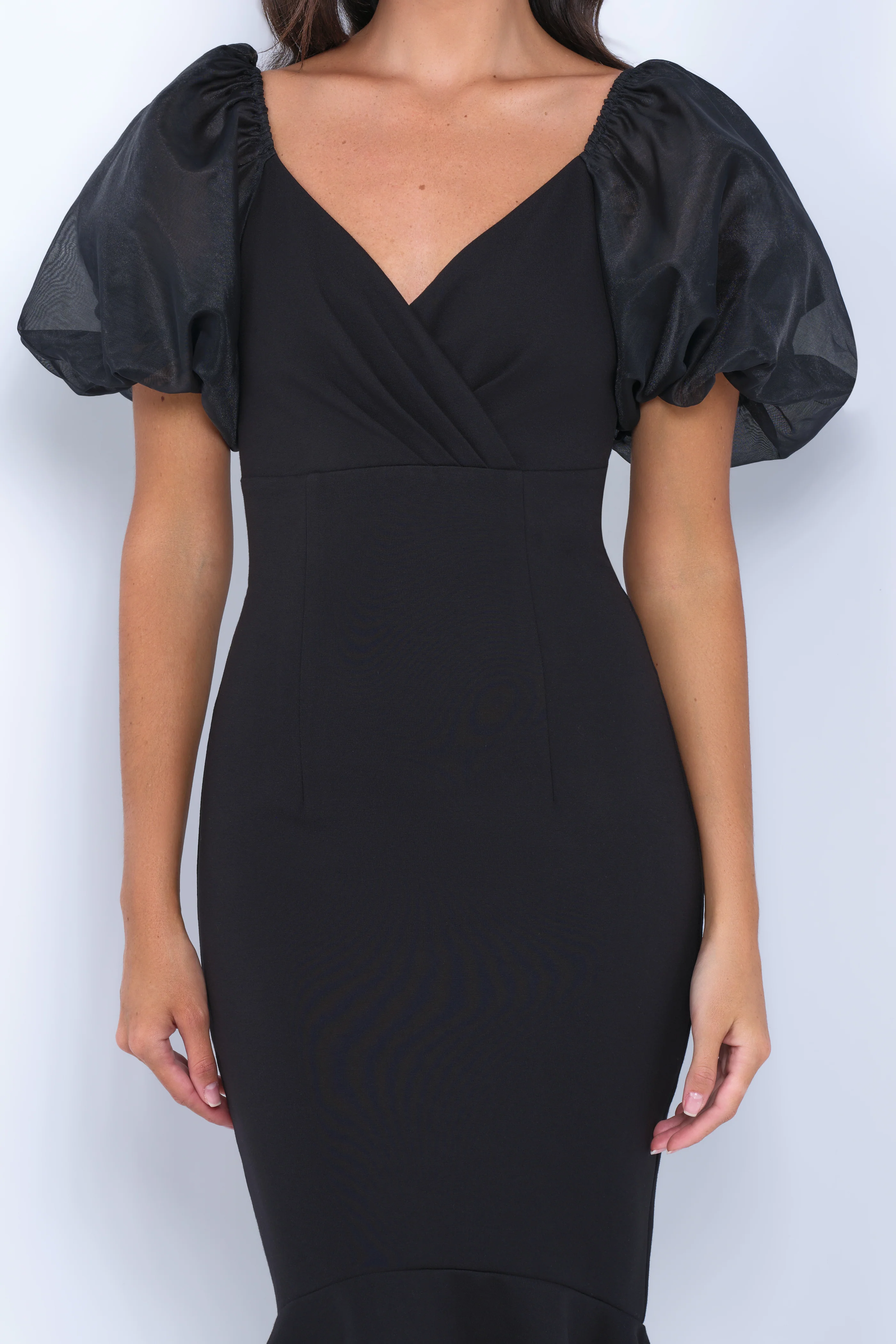 Diana Midi Dress - Black - Image 4