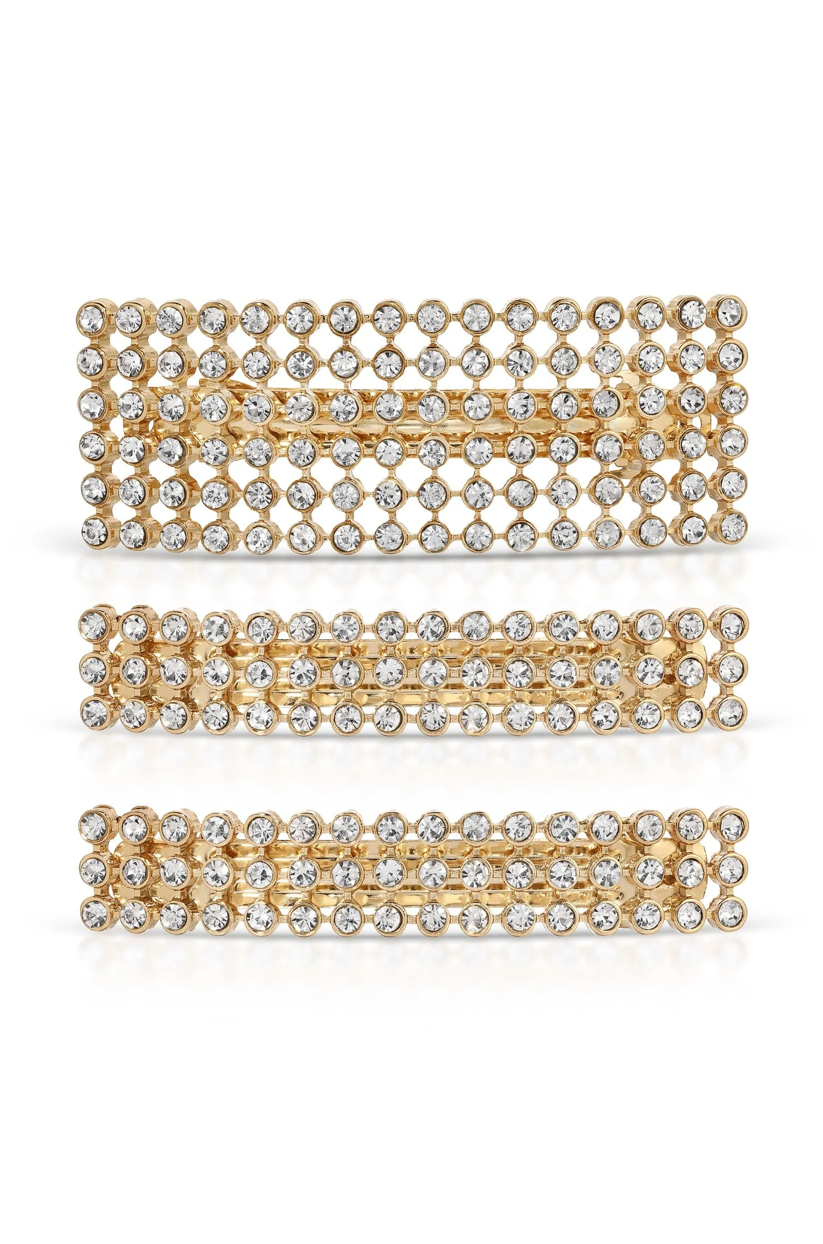 Disco Doll Crystal Barrette Set - Image 2