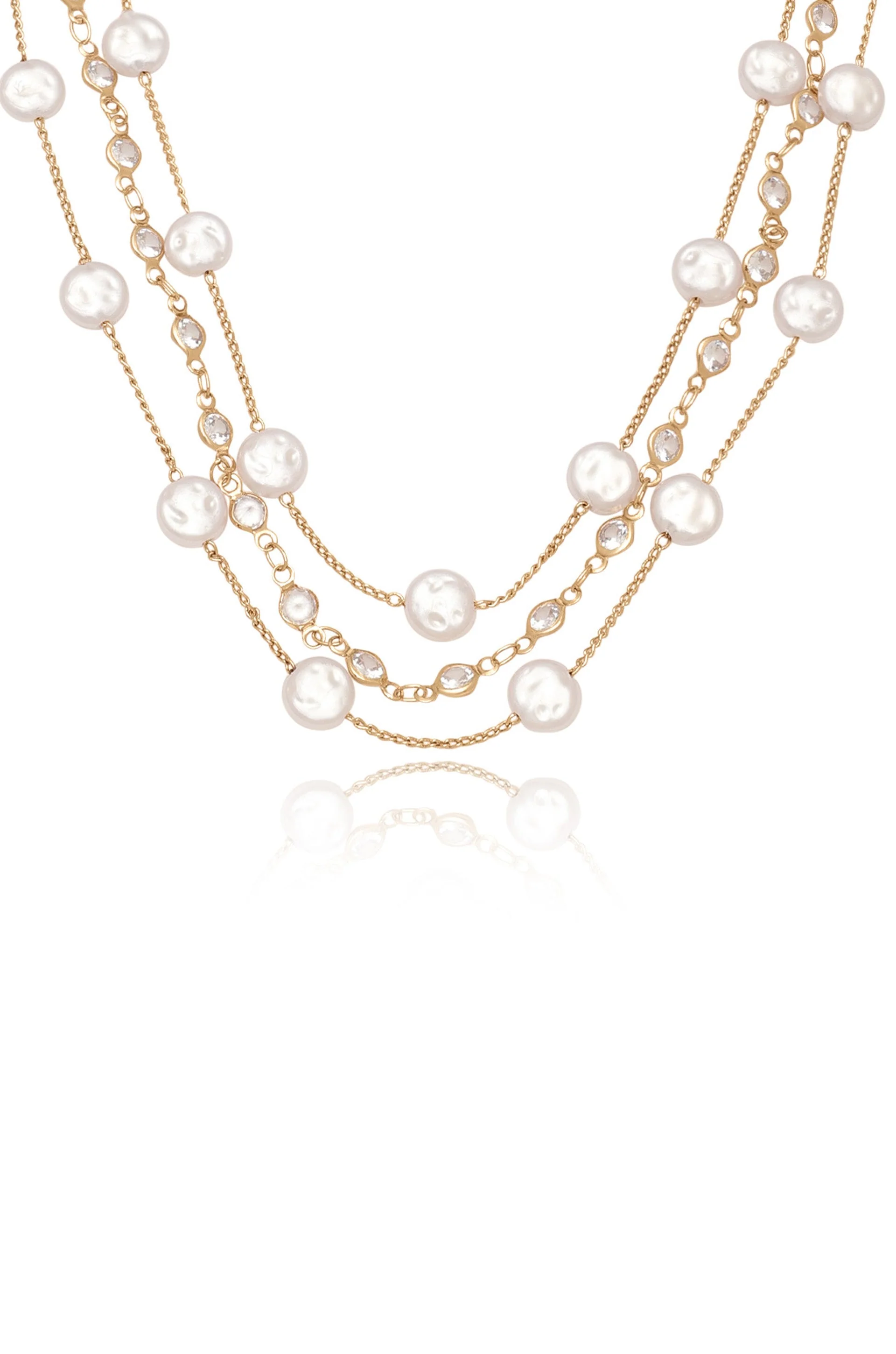 Dressed in Pearls Layered Necklace - Image 2