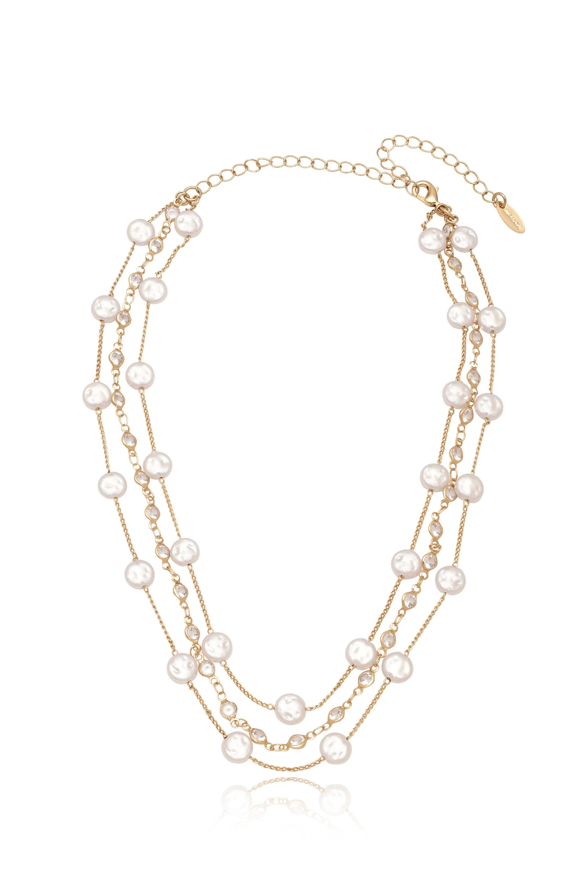 Dressed in Pearls Layered Necklace - Image 3