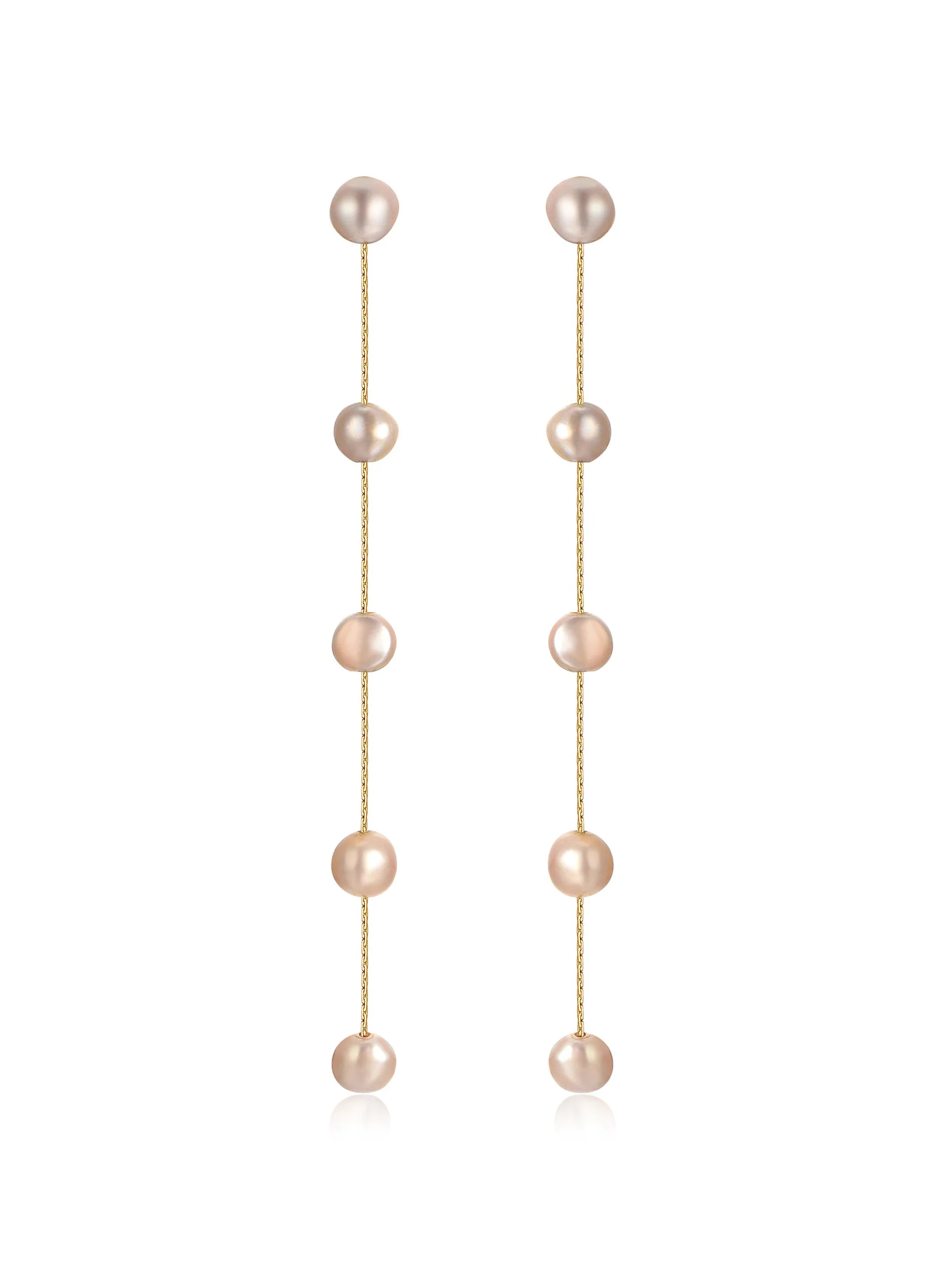 Dripping Pearl Delicate Drop Earrings - Image 13