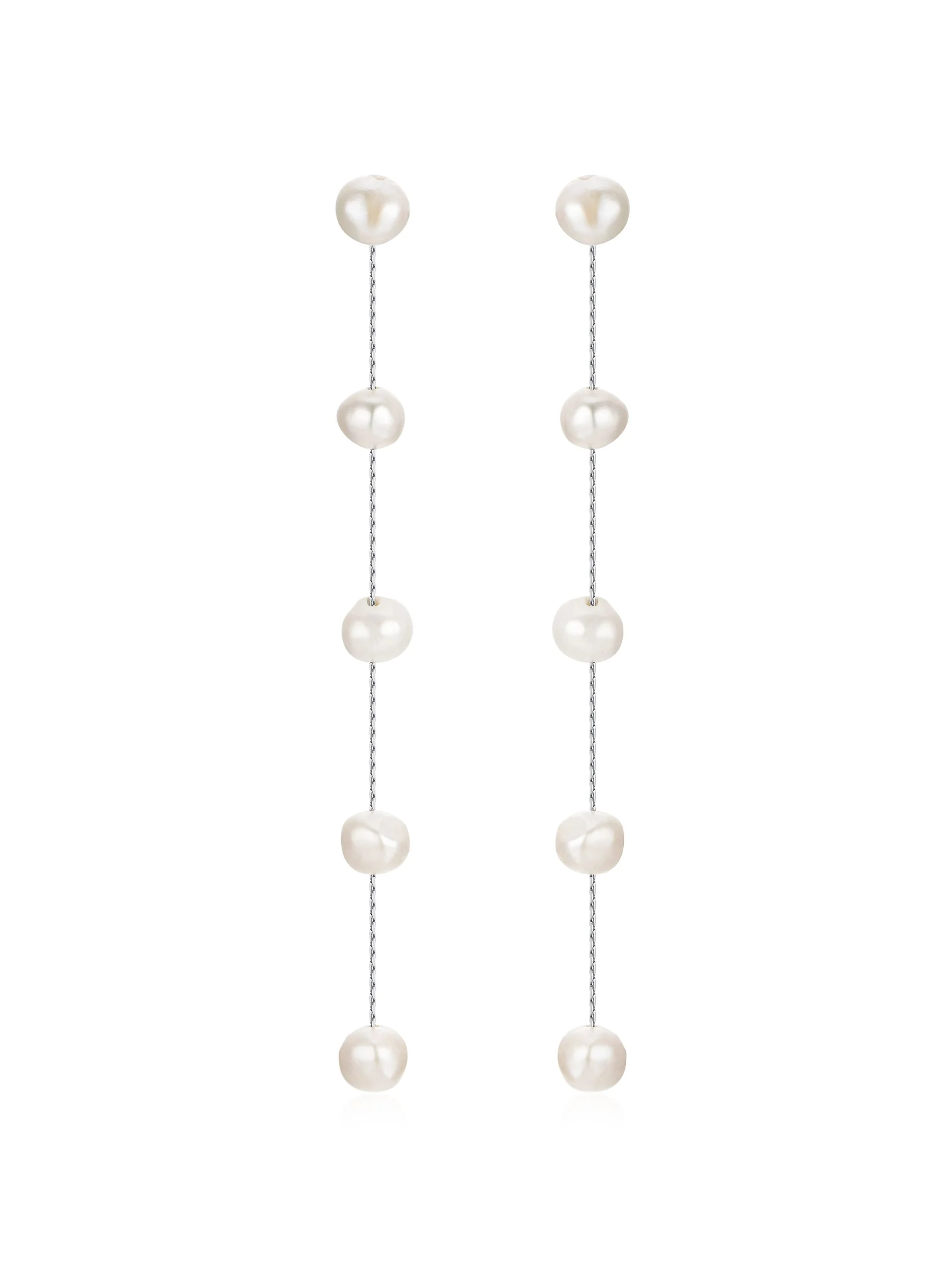 Dripping Pearl Delicate Drop Earrings - Image 18