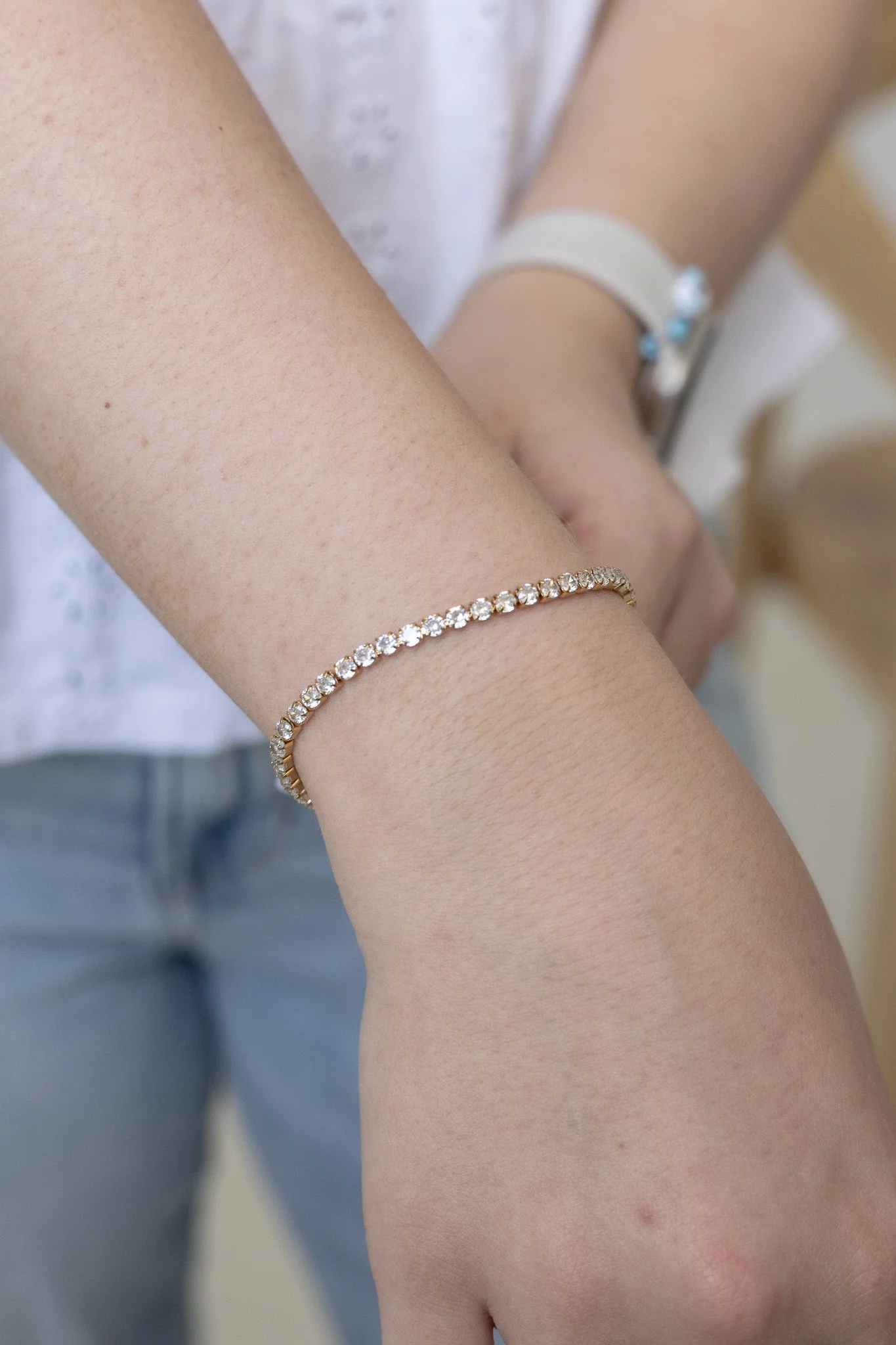 Ella Crystal Tennis Bracelet - Image 2