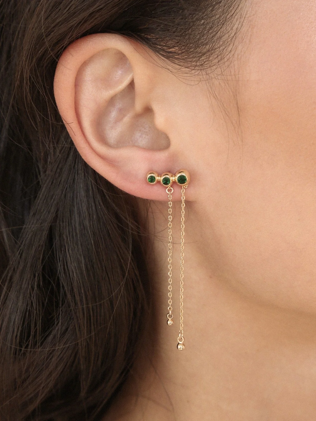 Emerald City Waterfall Earrings - Image 3