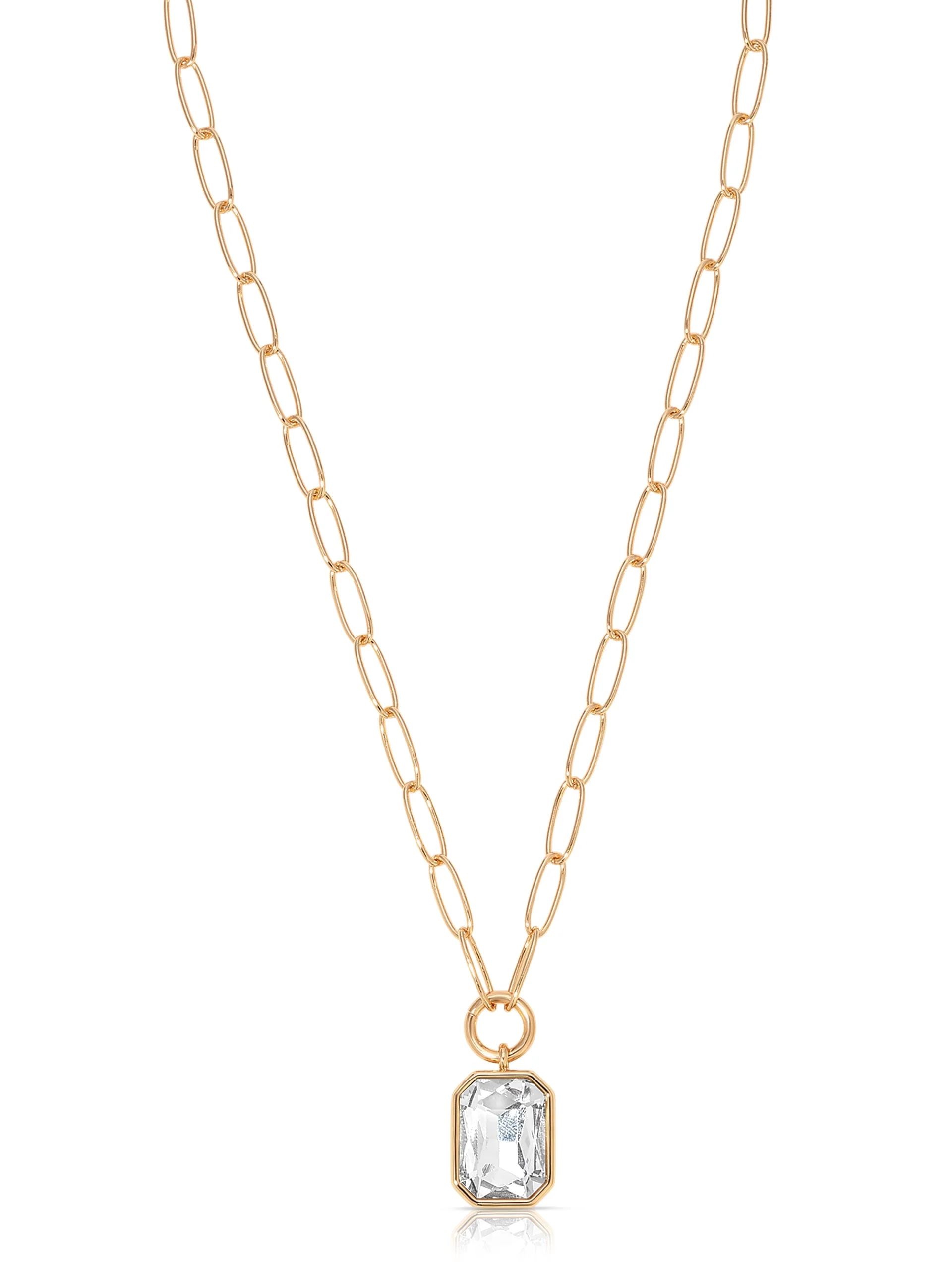Deco Crystal Pendant Necklace - Image 7