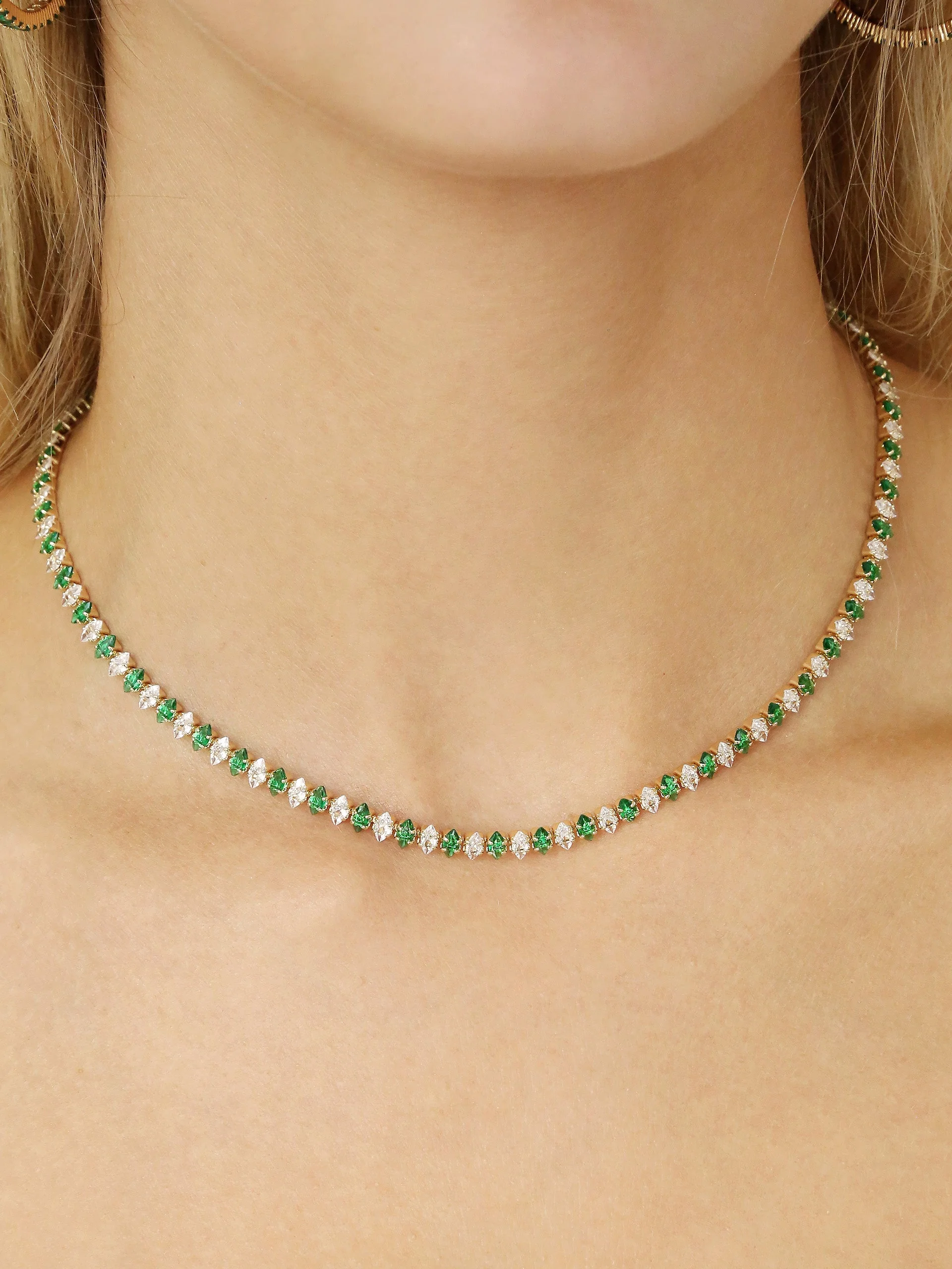 Marquise Crystal Necklace