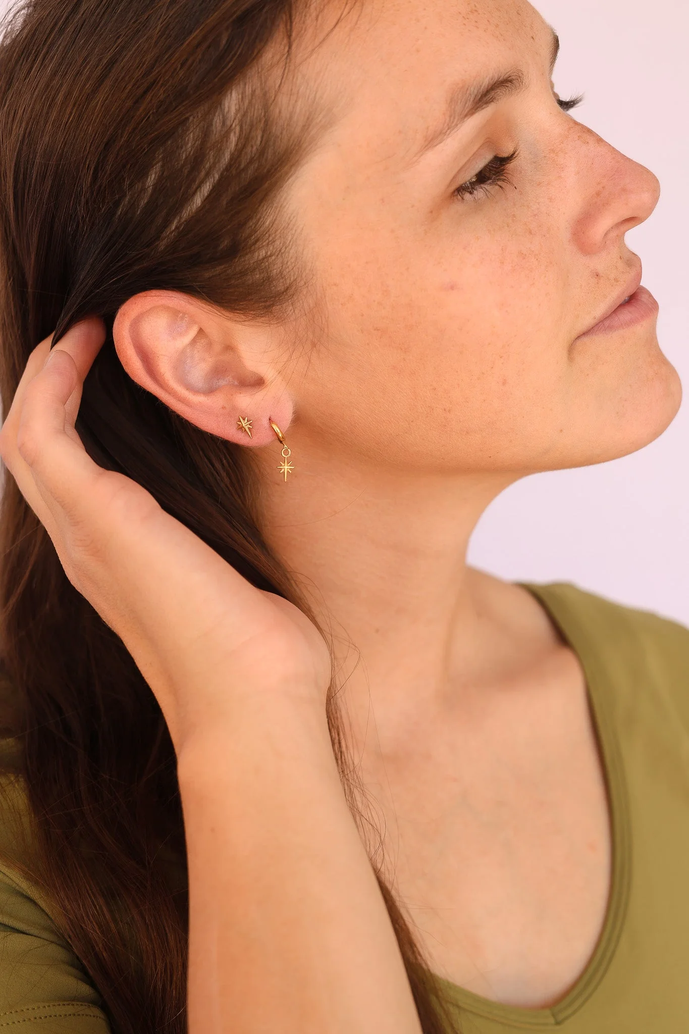 Estelle Stud Starburst Earring - Image 10